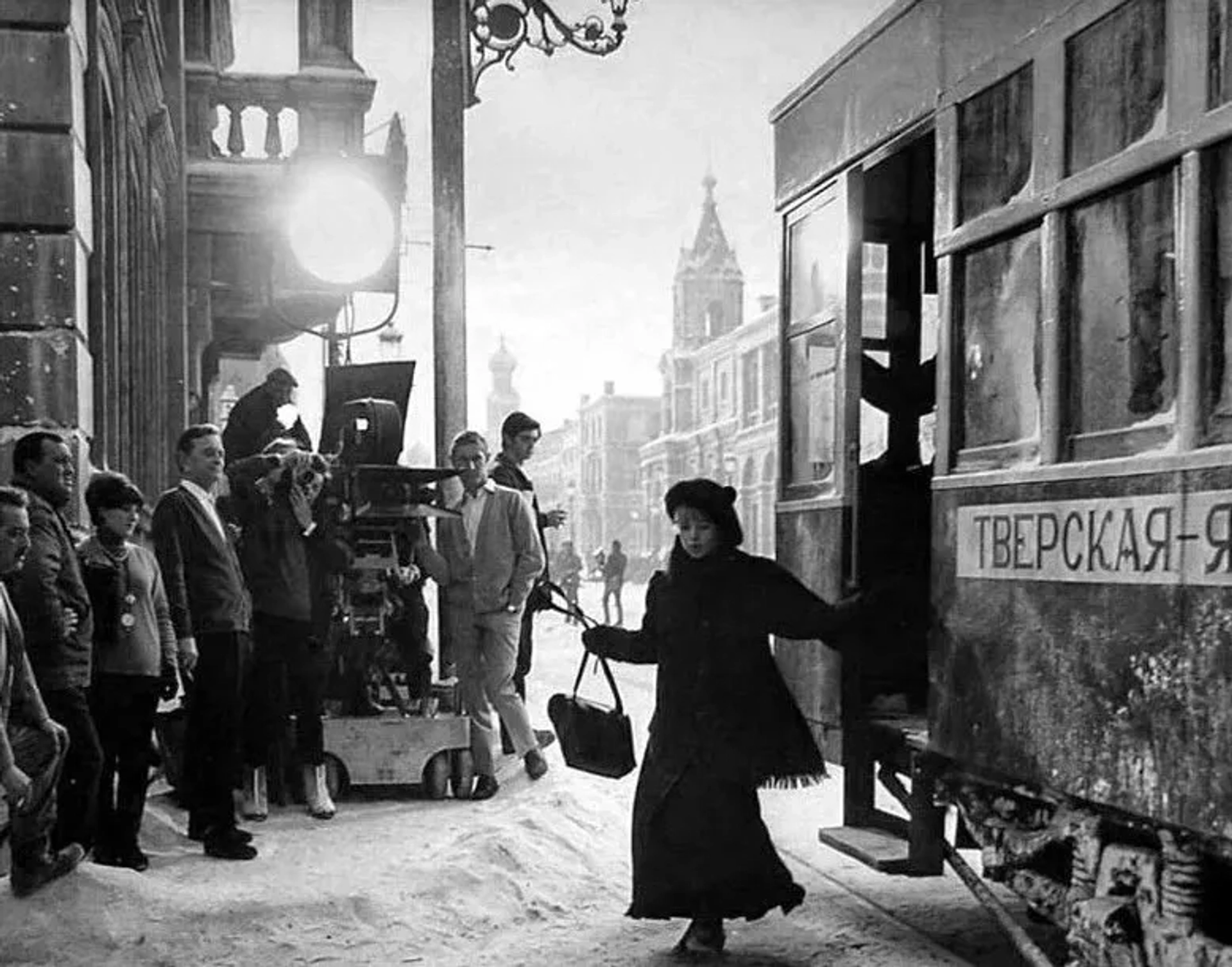 David Lean and Julie Christie in Doctor Zhivago (1965)