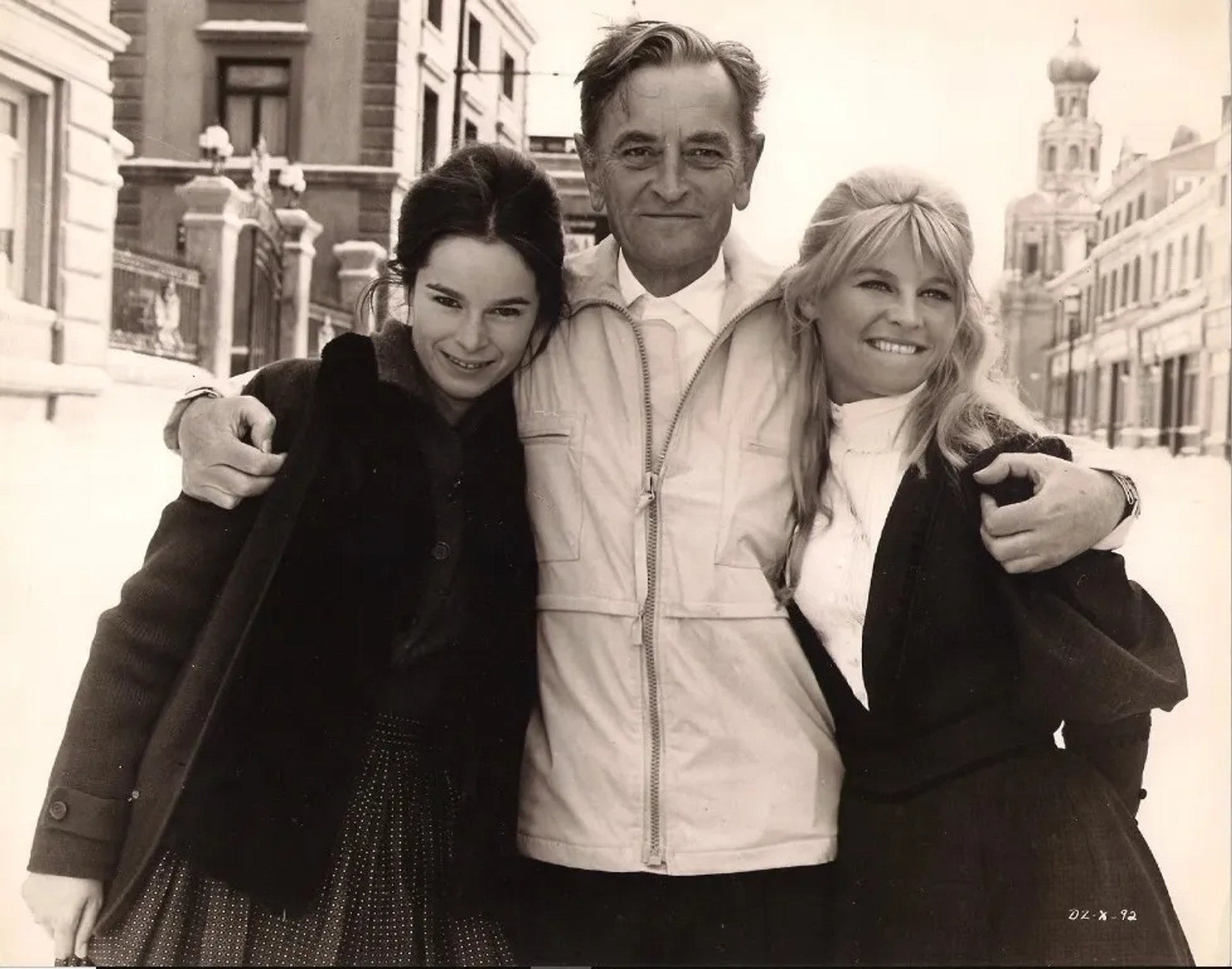 David Lean, Geraldine Chaplin, and Julie Christie in Doctor Zhivago (1965)