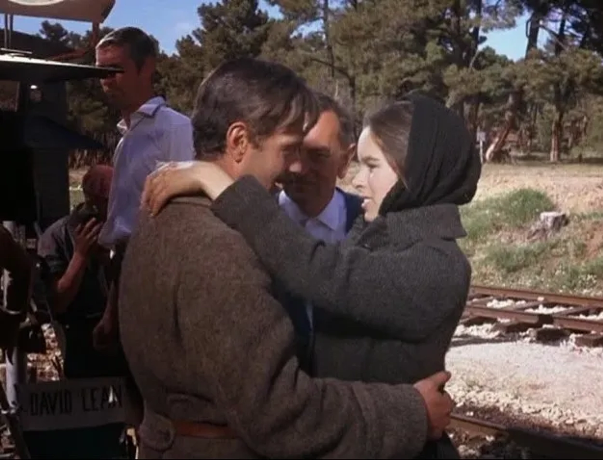 David Lean, Geraldine Chaplin, and Omar Sharif in Doctor Zhivago (1965)