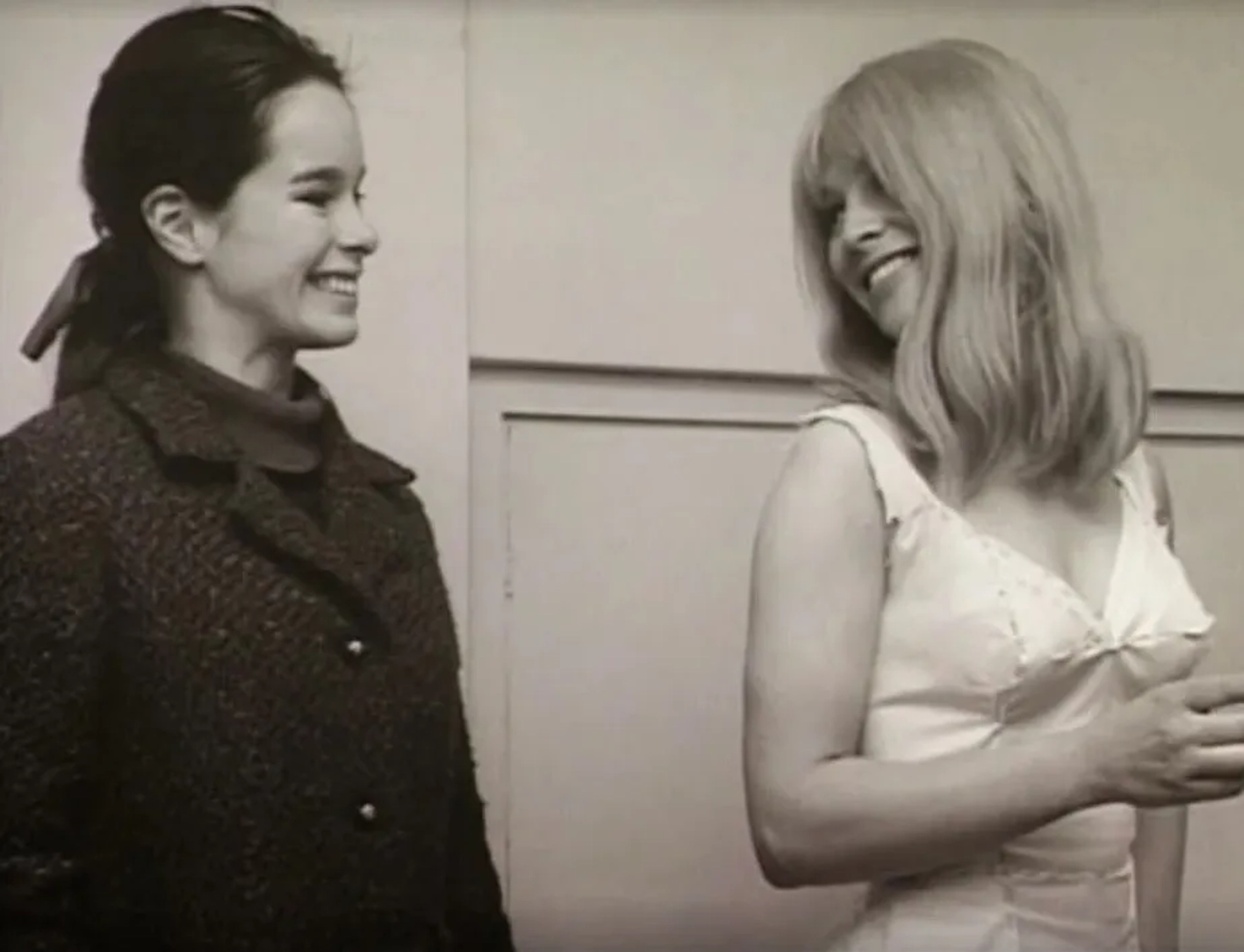 Geraldine Chaplin and Julie Christie at an event for Doctor Zhivago (1965)