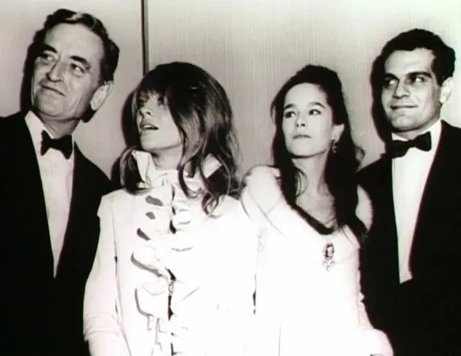 David Lean, Geraldine Chaplin, Julie Christie, and Omar Sharif at an event for Doctor Zhivago (1965)