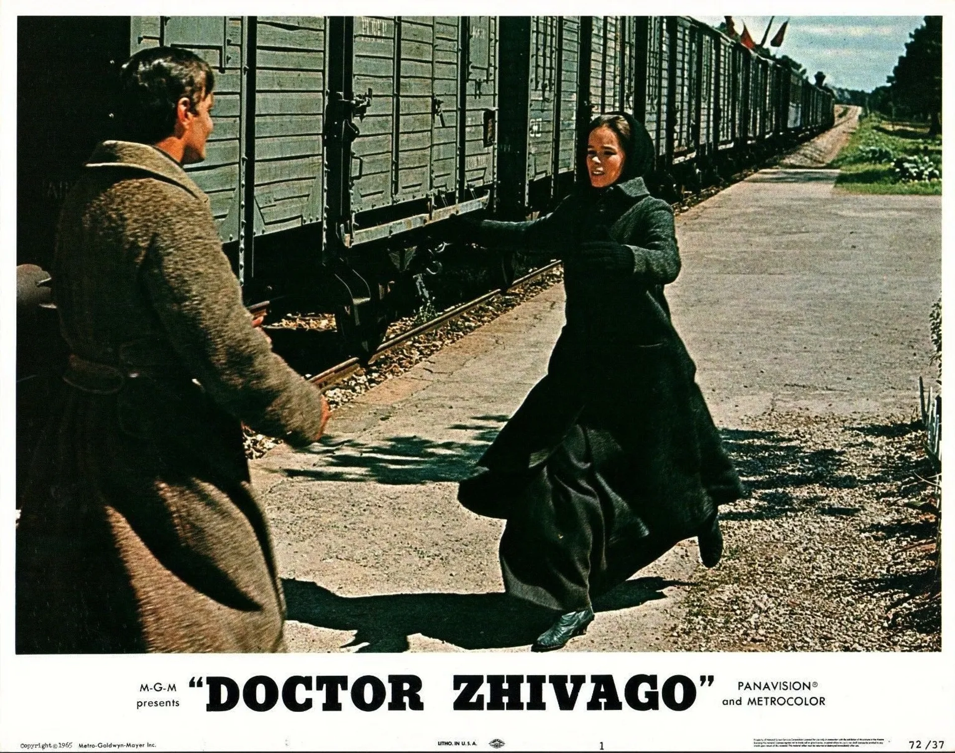 Geraldine Chaplin and Omar Sharif in Doctor Zhivago (1965)