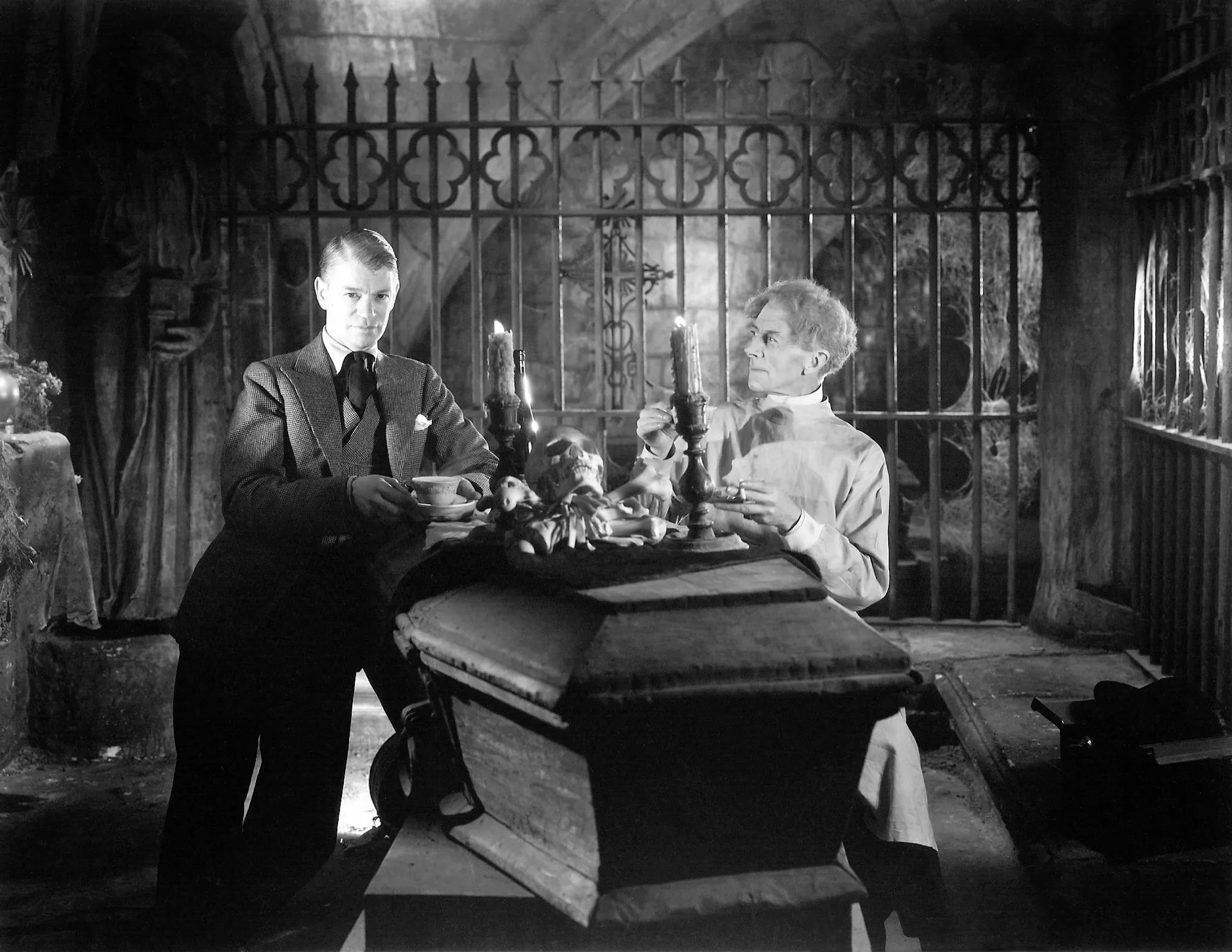 James Whale and Ernest Thesiger in Bride of Frankenstein (1935)
