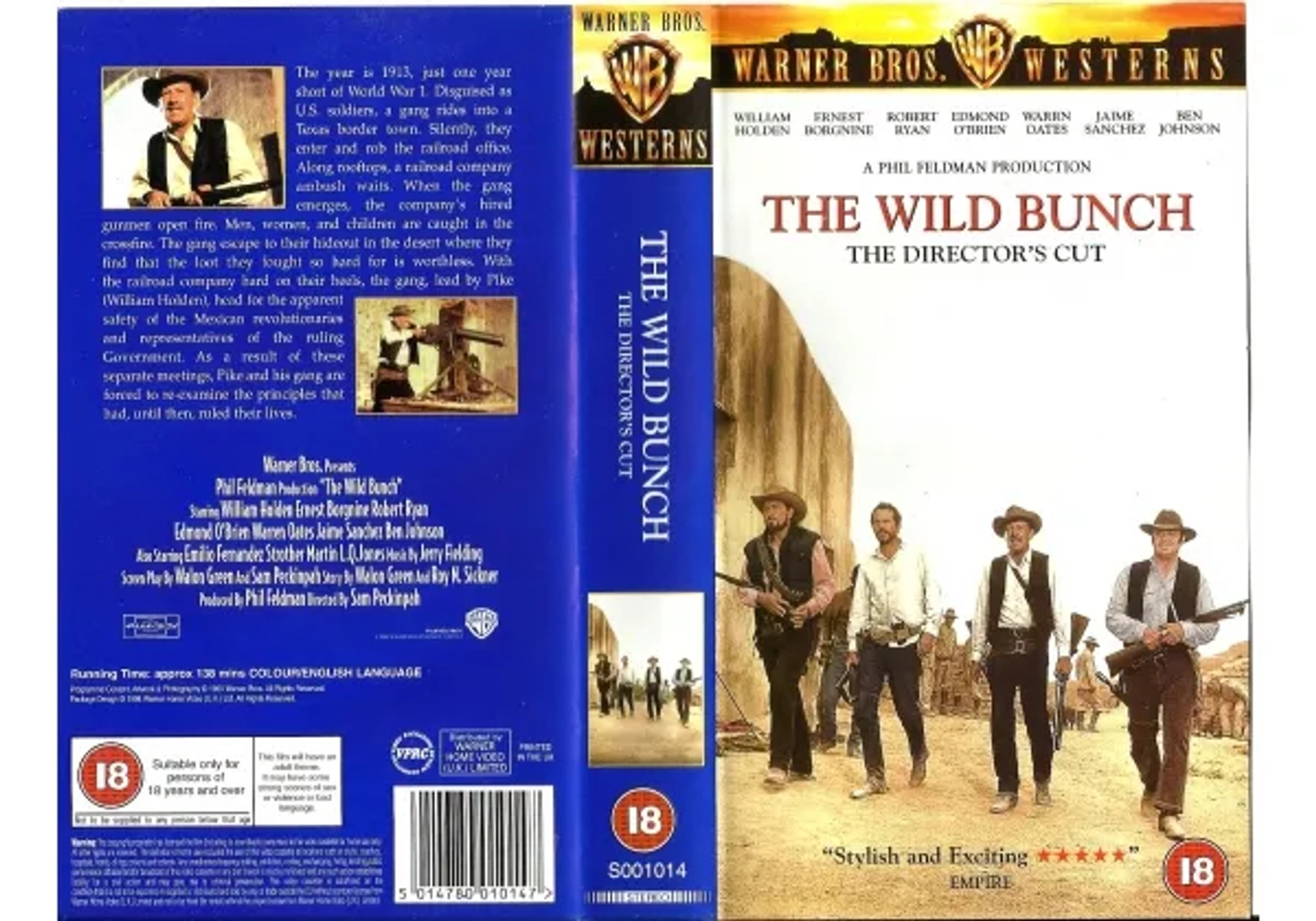 William Holden, Ernest Borgnine, Edmond O'Brien, and Robert Ryan in The Wild Bunch (1969)