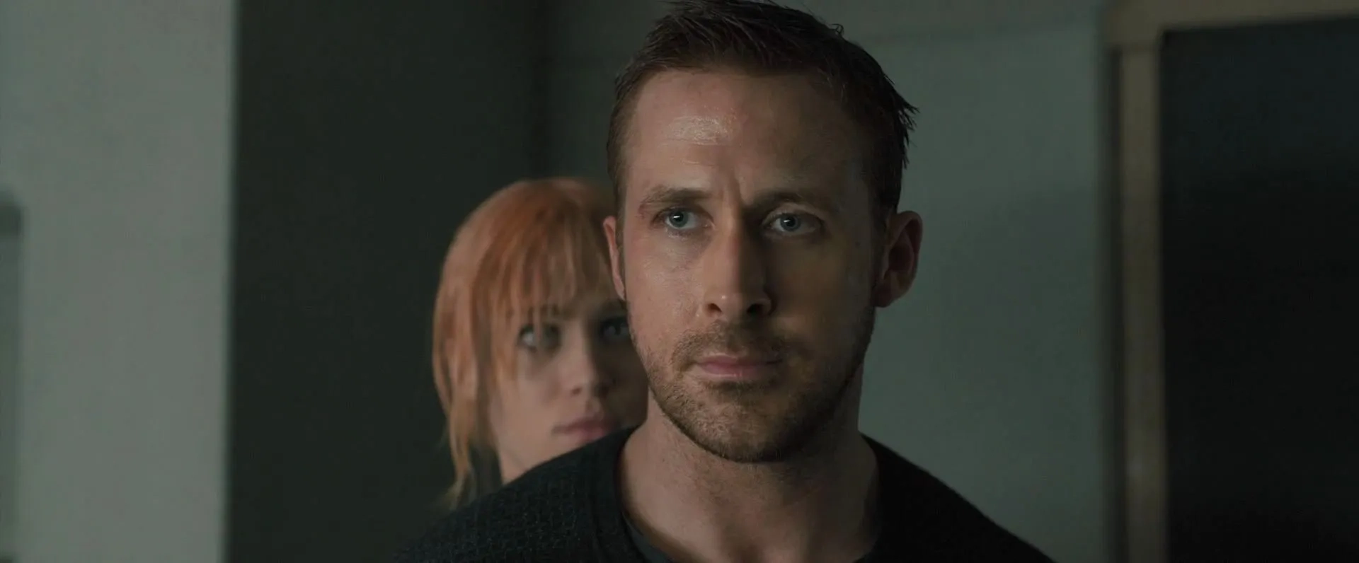 Ryan Gosling and Mackenzie Davis in Blade Runner 2049 (2017)