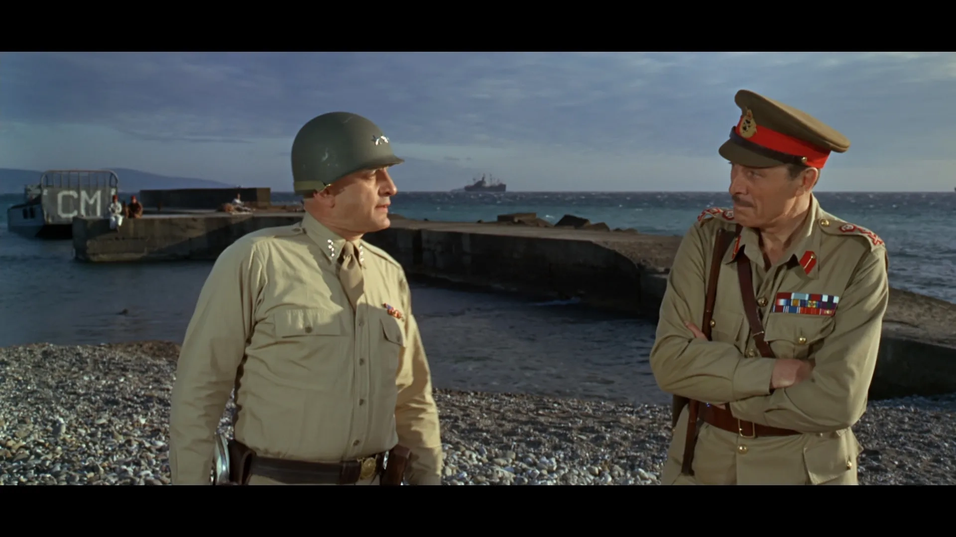 George C. Scott and Jack Gwillim in Patton (1970)