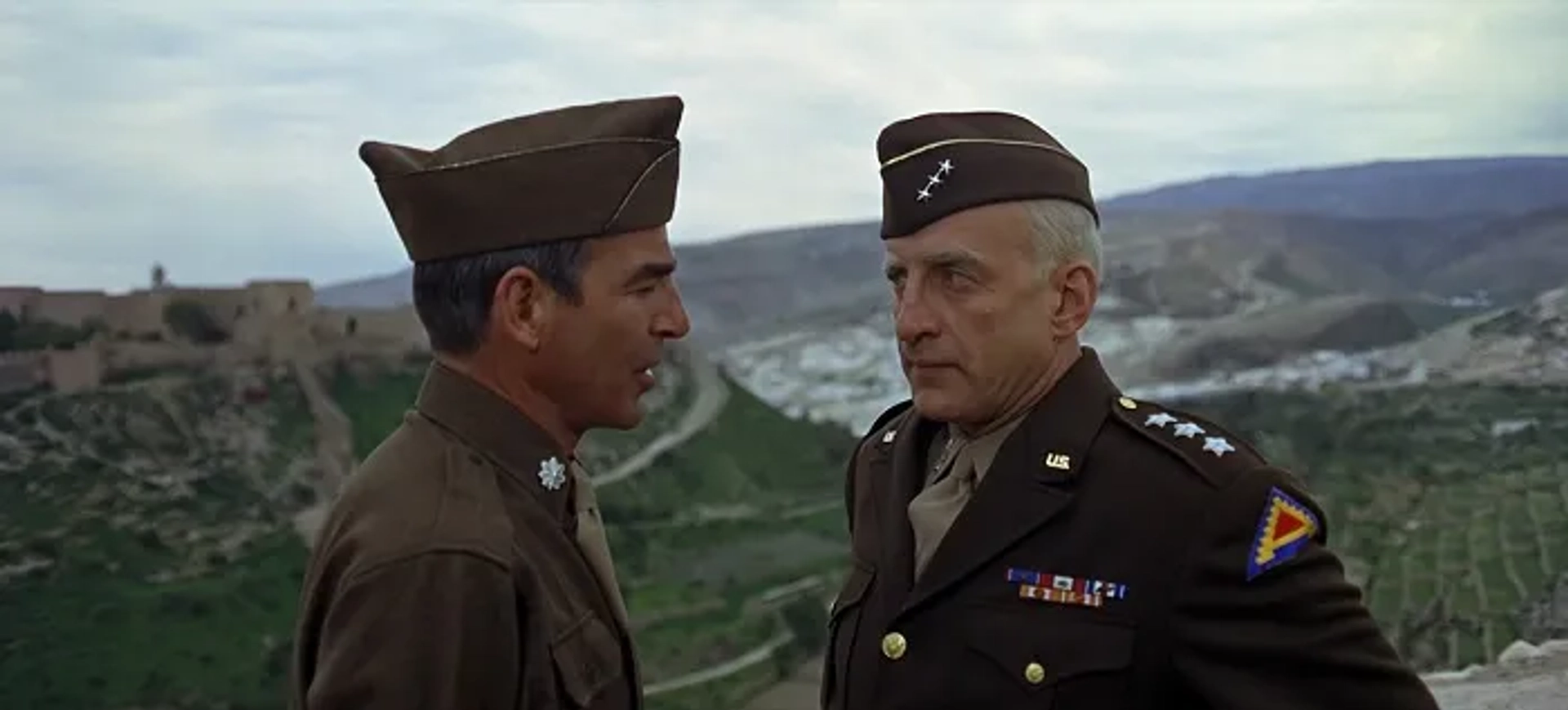 George C. Scott and Paul Stevens in Patton (1970)