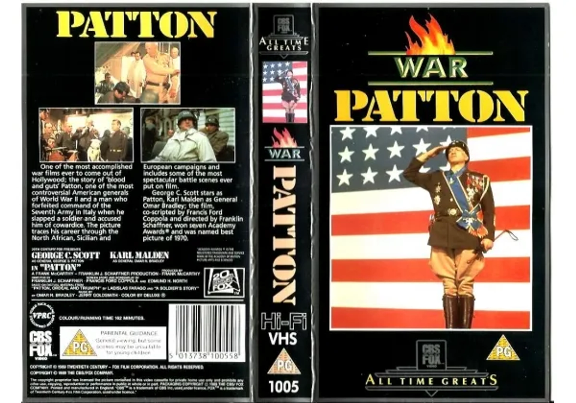 George C. Scott in Patton (1970)