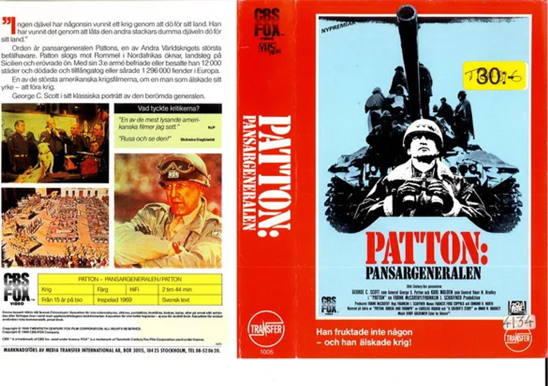 George C. Scott in Patton (1970)