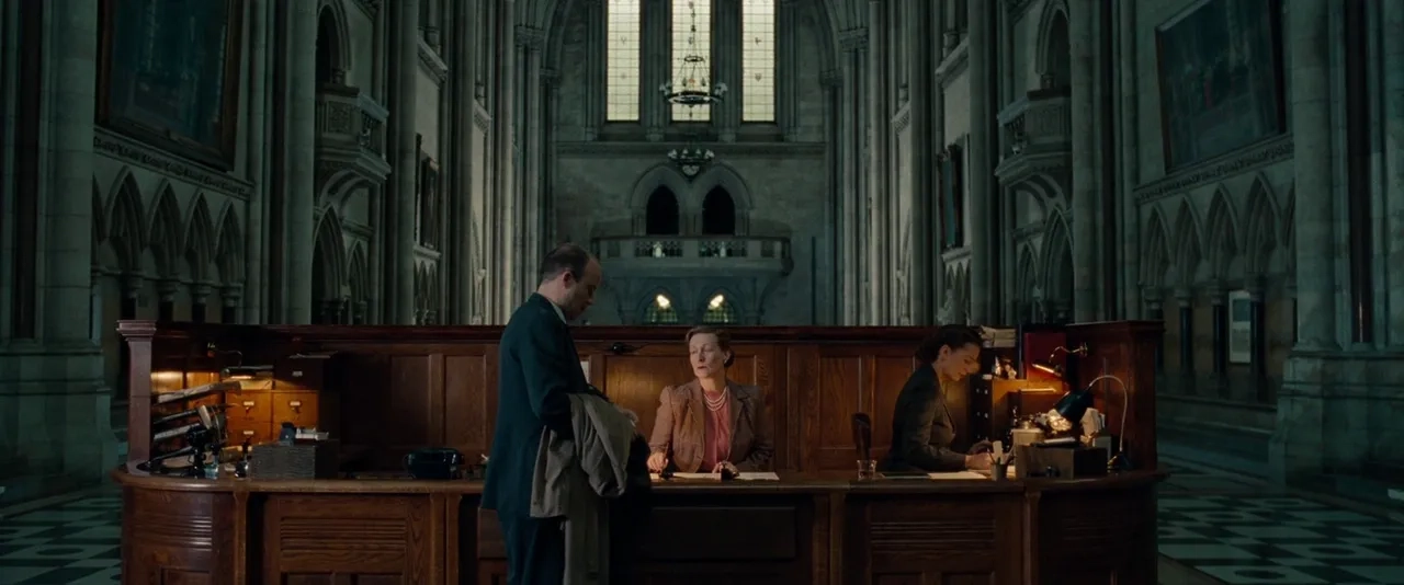 Rory Kinnear and Emilia Ufir in The Imitation Game (2014)