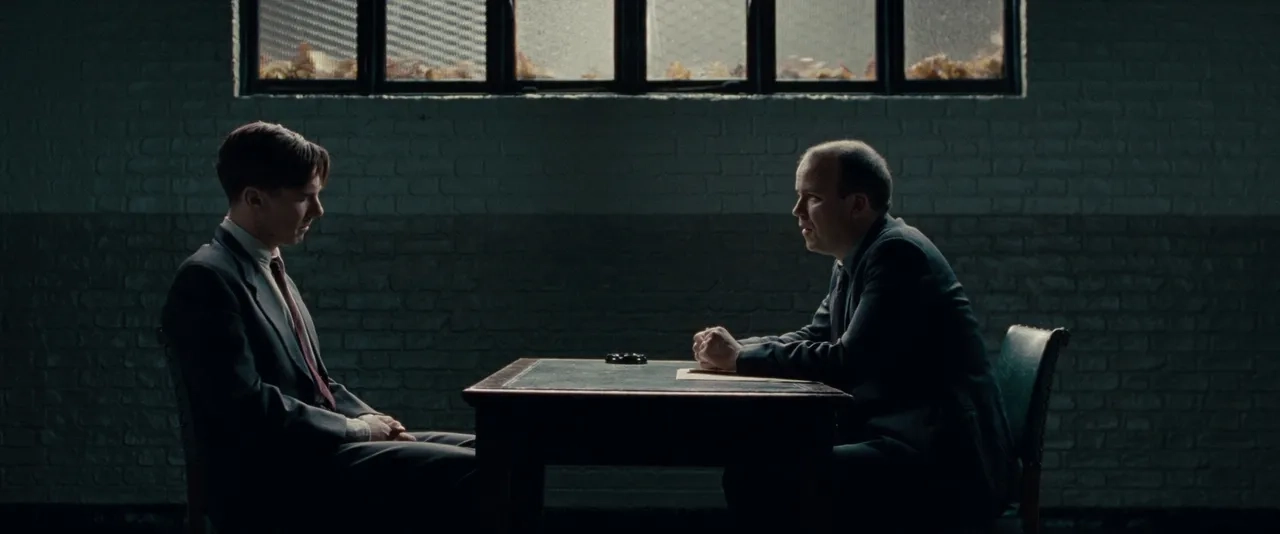 Benedict Cumberbatch and Rory Kinnear in The Imitation Game (2014)