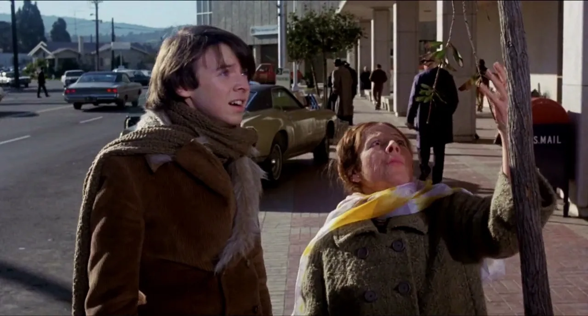 Bud Cort and Ruth Gordon in Harold and Maude (1971)