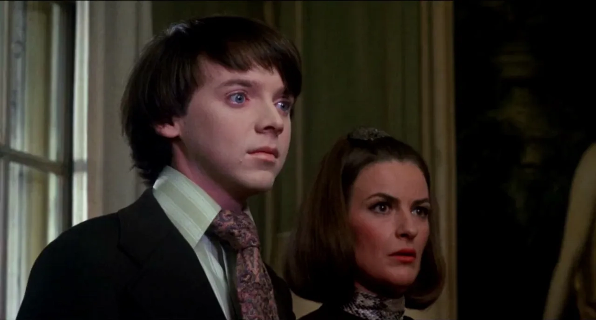 Bud Cort and Vivian Pickles in Harold and Maude (1971)