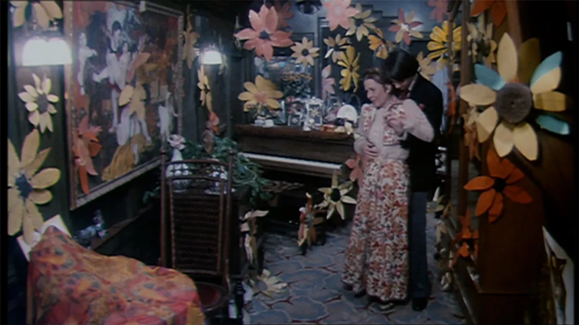 Bud Cort and Ruth Gordon in Harold and Maude (1971)