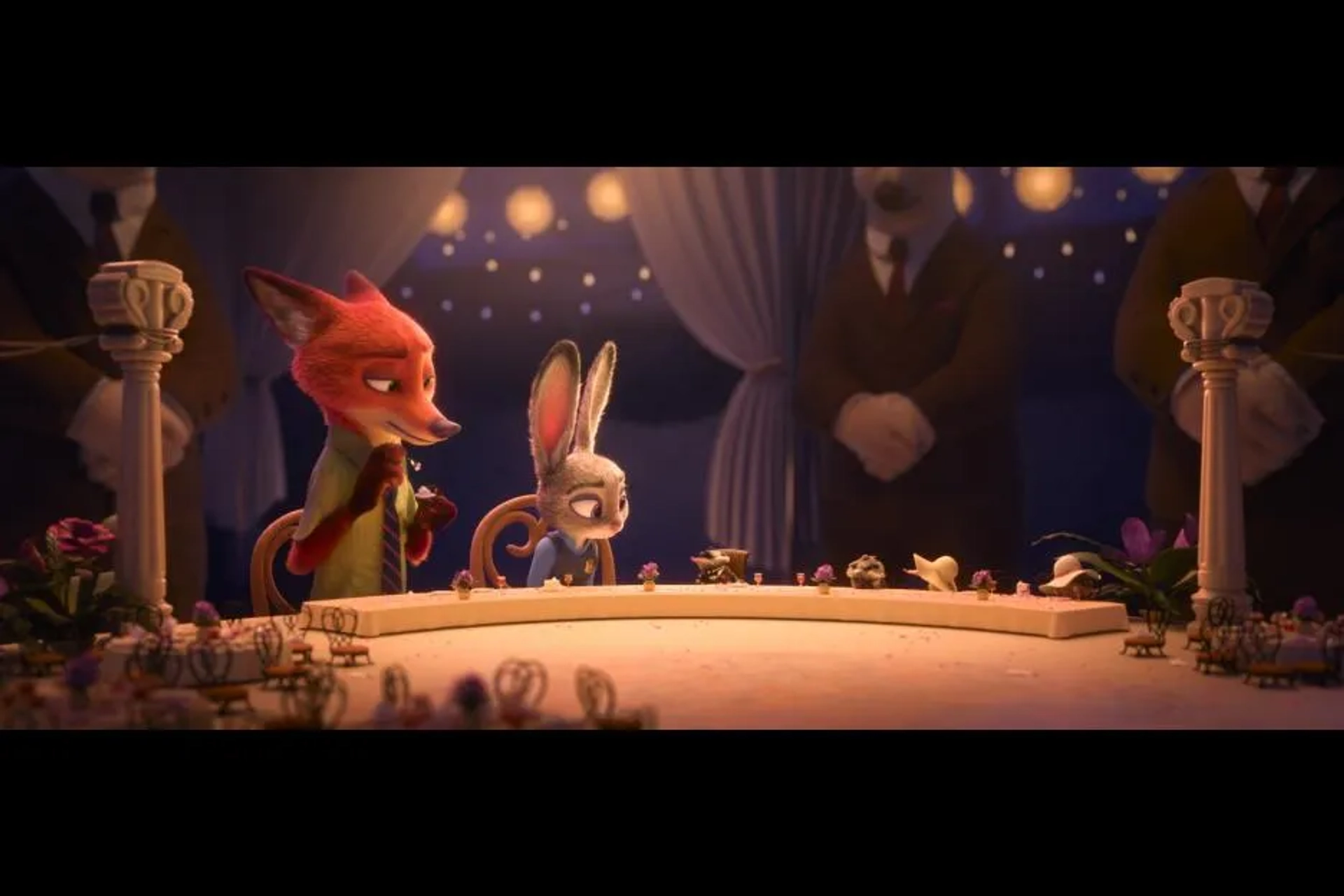 Jason Bateman, Maurice LaMarche, and Ginnifer Goodwin in Zootopia (2016)