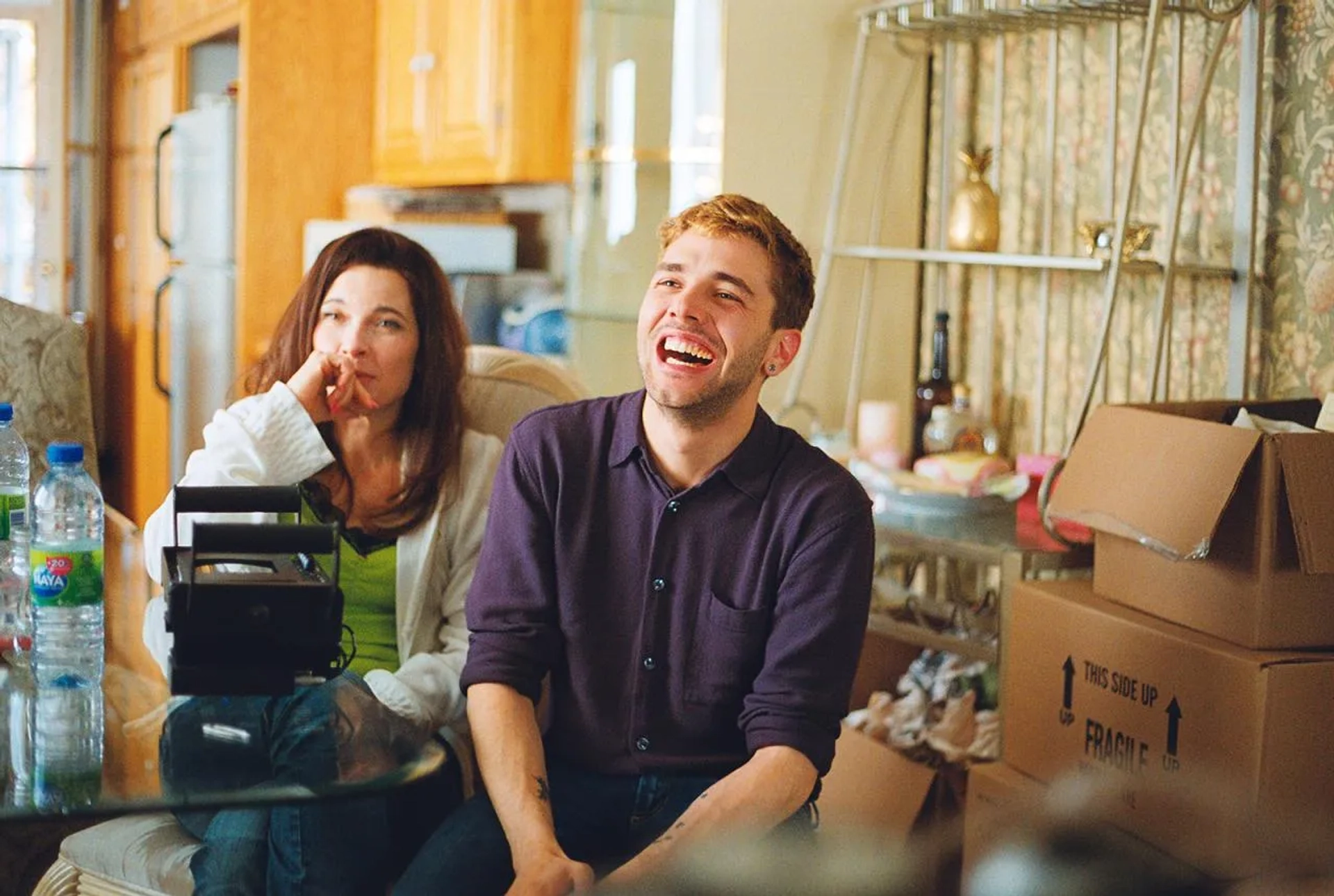 Xavier Dolan and Anne Dorval in Mommy (2014)