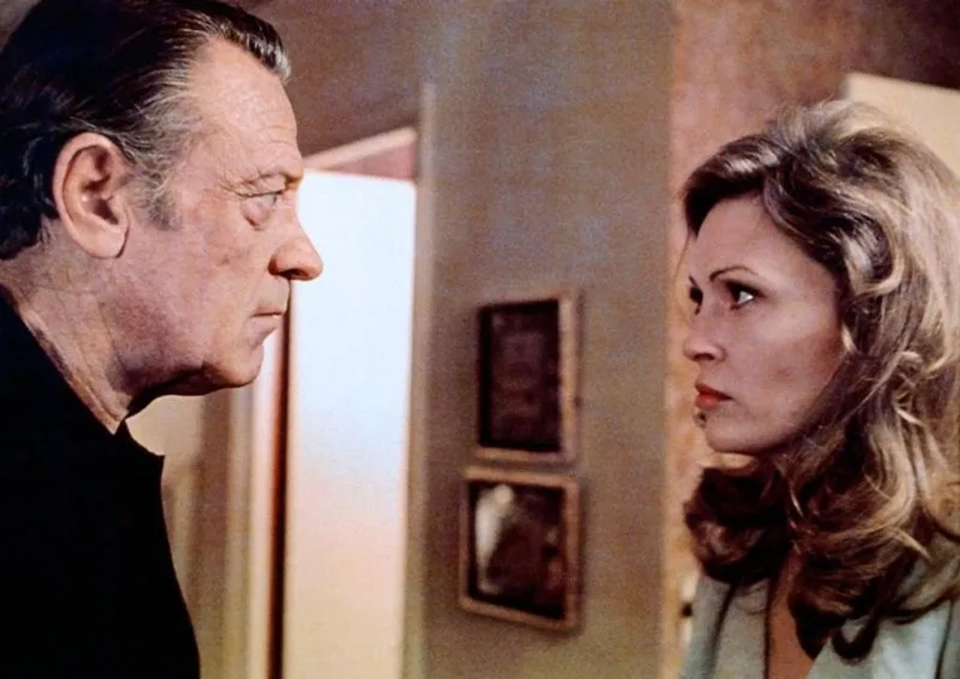 William Holden and Faye Dunaway in Network (1976)