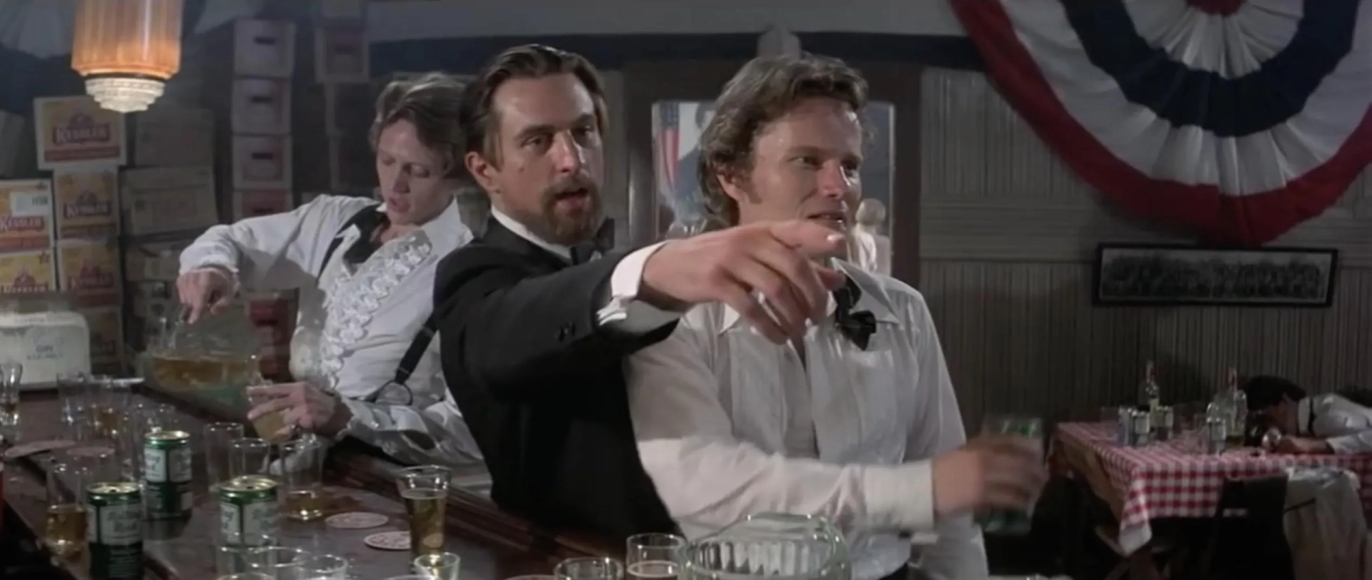 Robert De Niro, Christopher Walken, and John Savage in The Deer Hunter (1978)