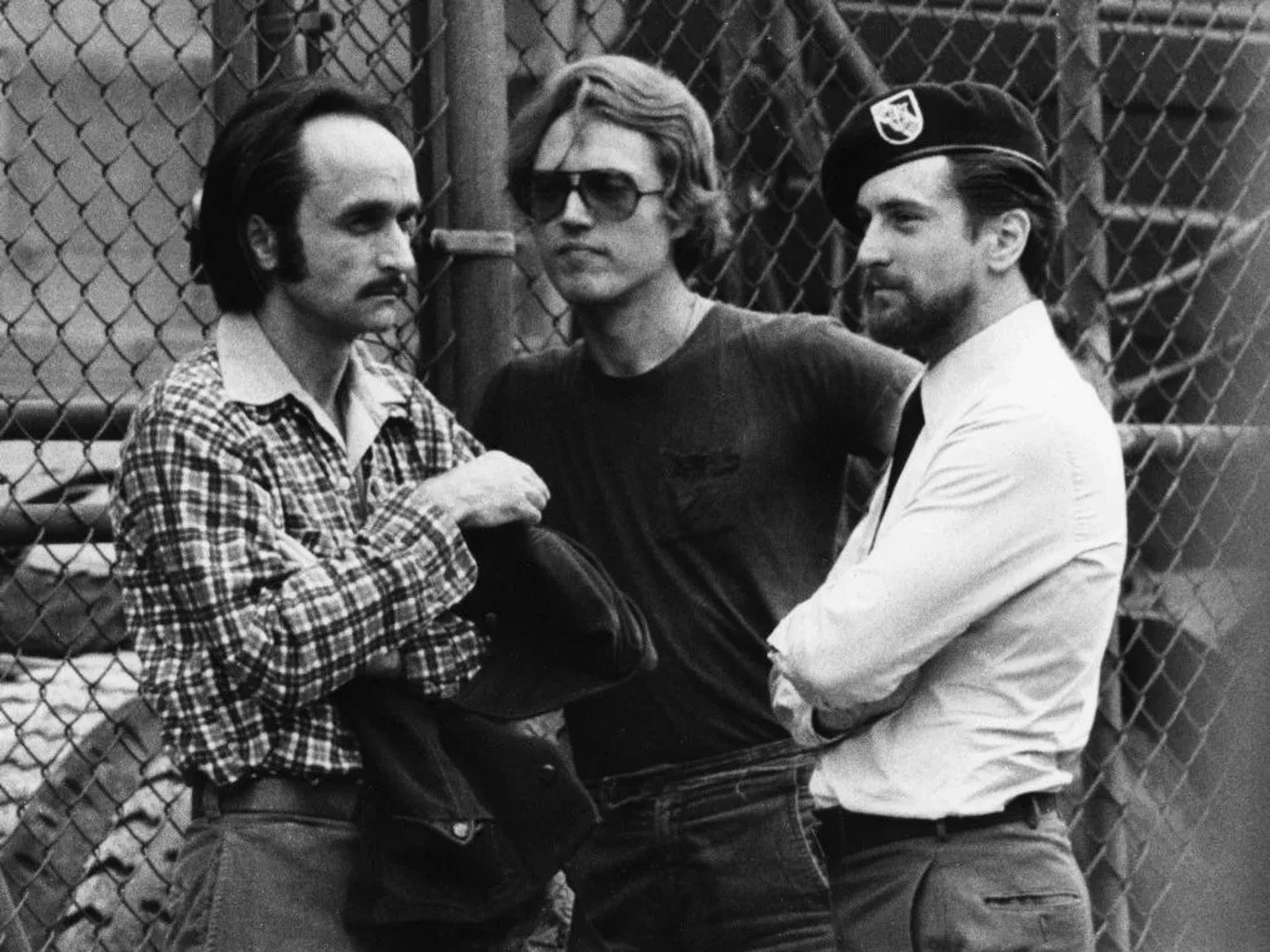 Robert De Niro, Christopher Walken, and John Cazale in The Deer Hunter (1978)