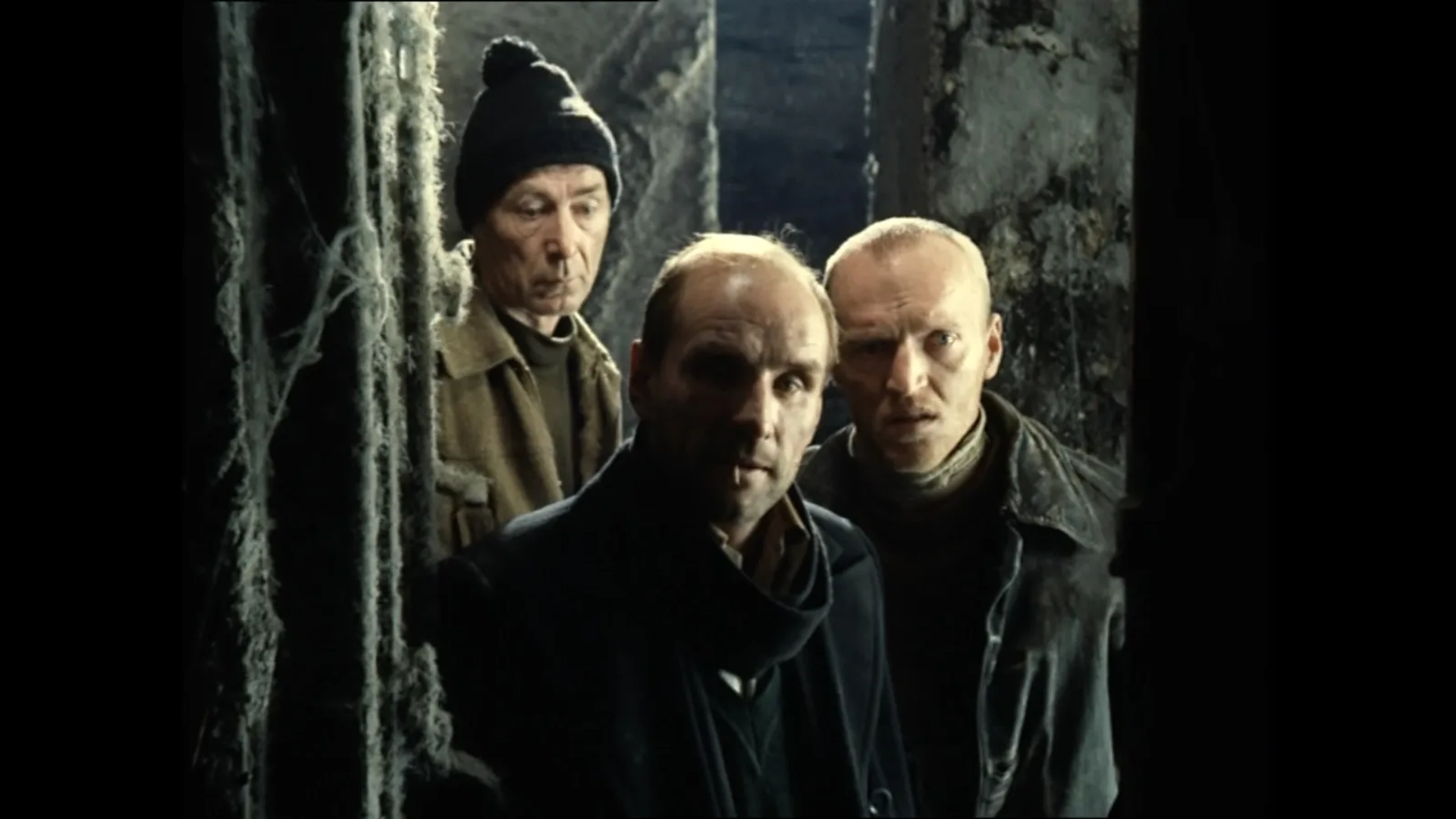 Nikolay Grinko, Aleksandr Kaydanovskiy, and Anatoliy Solonitsyn in Stalker (1979)