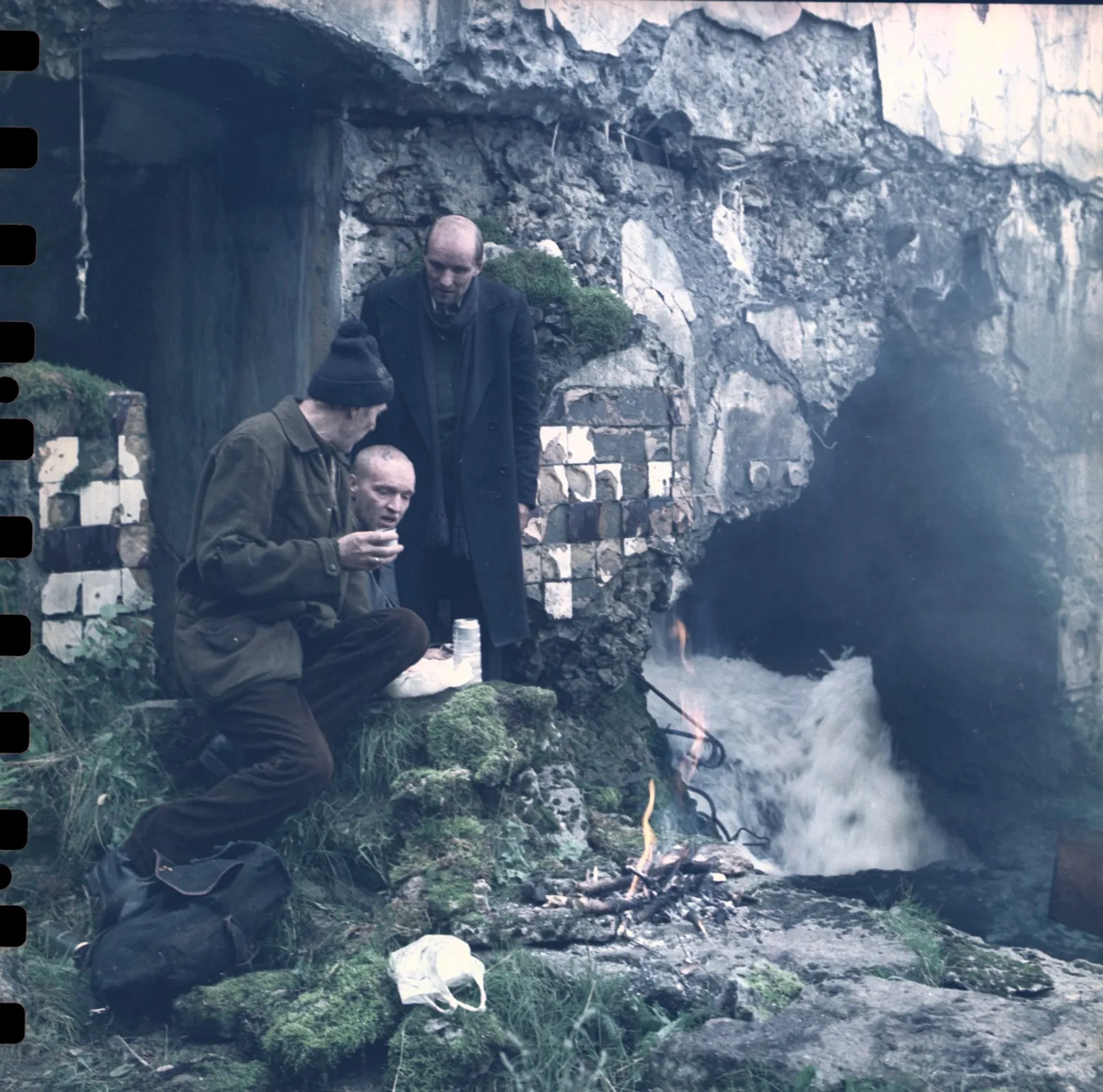 Nikolay Grinko, Aleksandr Kaydanovskiy, and Anatoliy Solonitsyn in Stalker (1979)