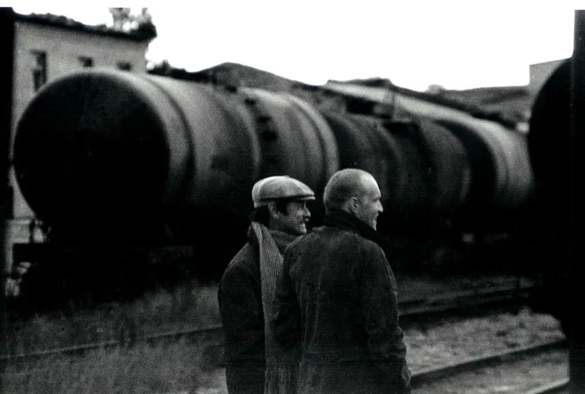 Andrei Tarkovsky and Aleksandr Kaydanovskiy in Stalker (1979)