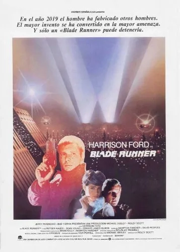 Harrison Ford, Rutger Hauer, and Sean Young in Blade Runner (1982)