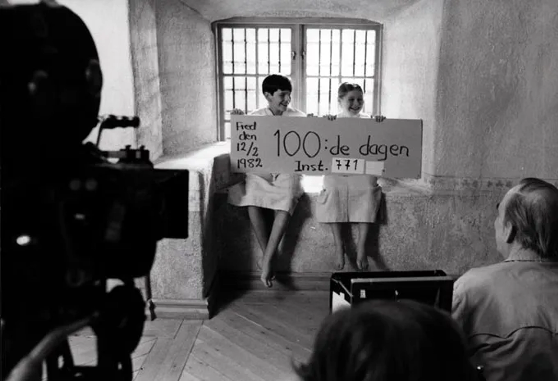 Ingmar Bergman, Pernilla Allwin, and Kristian Almgren in Fanny and Alexander (1982)