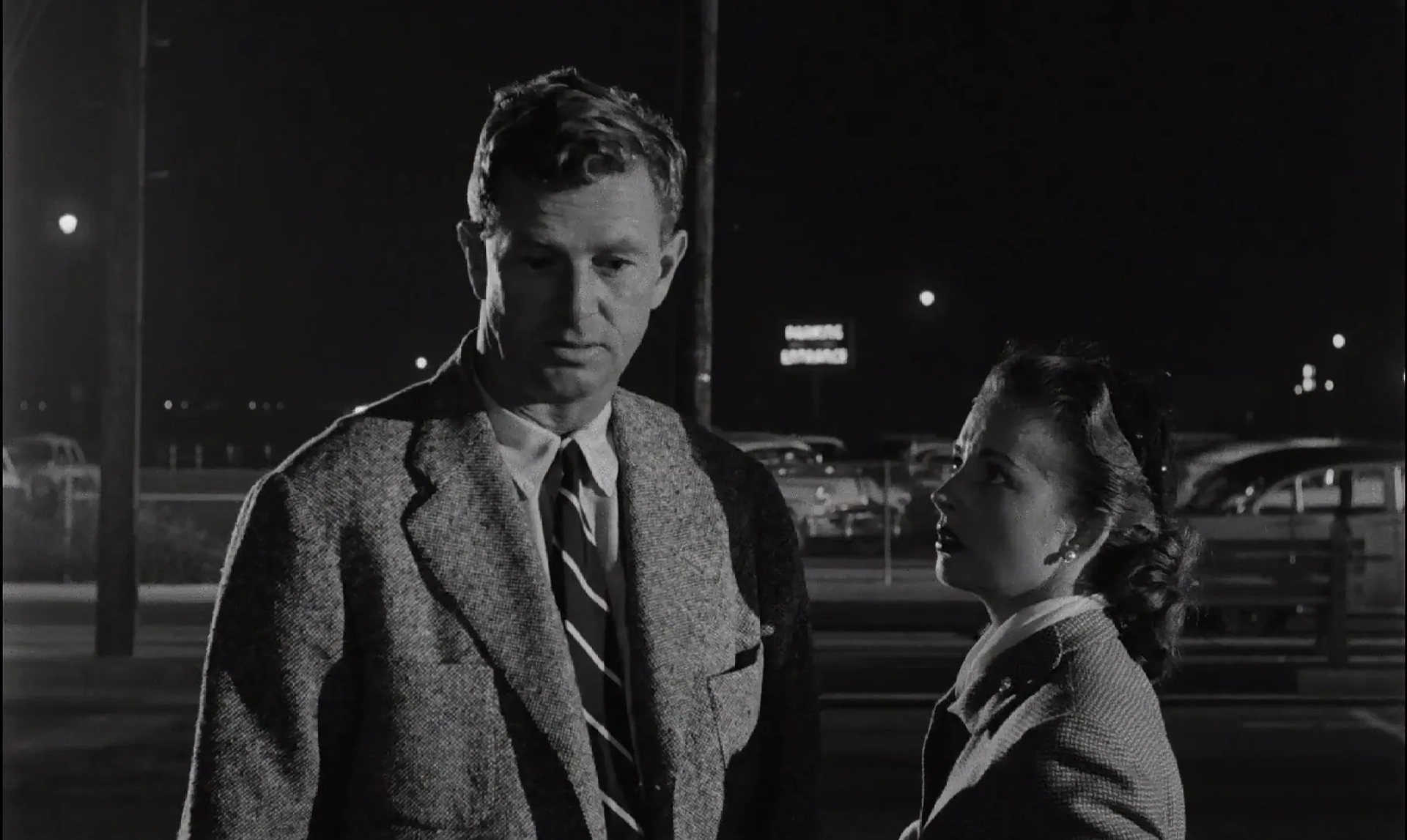 Sterling Hayden and Coleen Gray in The Killing (1956)