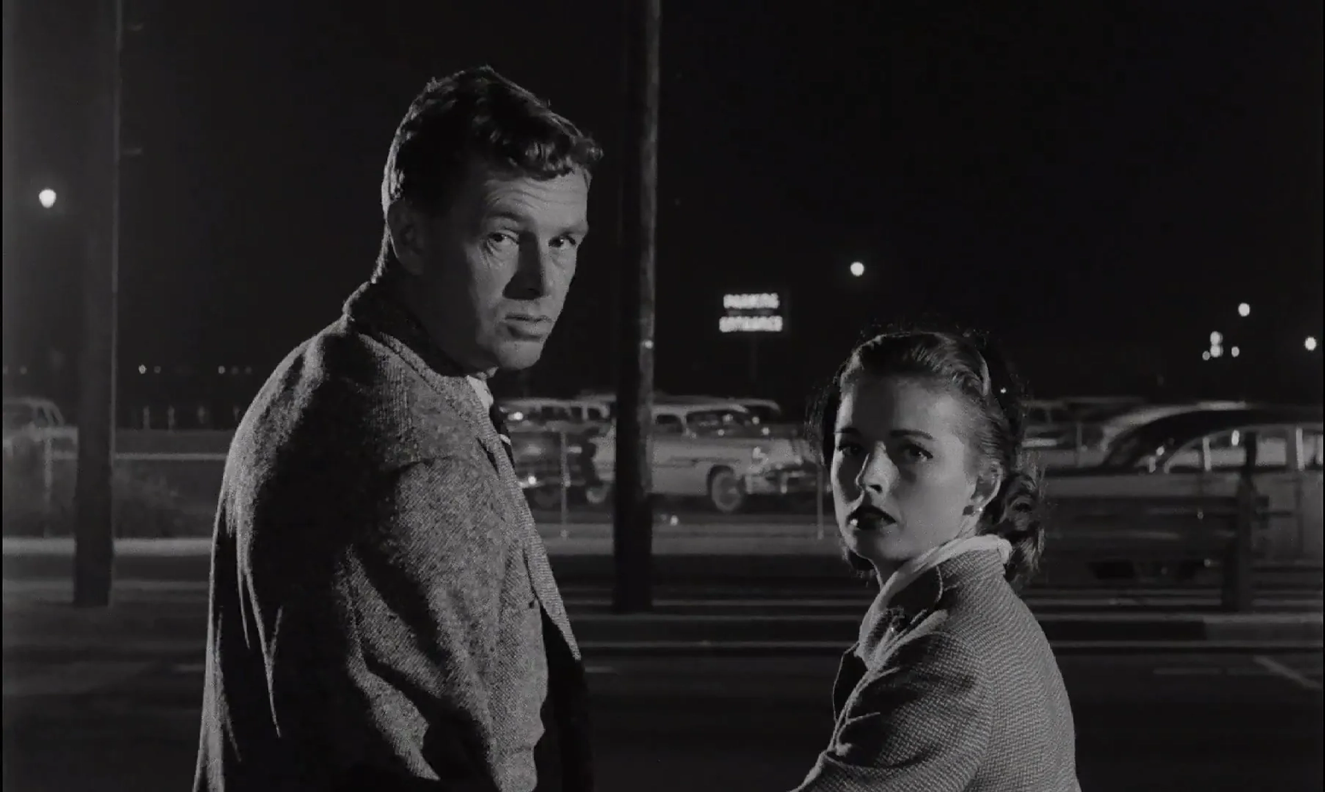 Sterling Hayden and Coleen Gray in The Killing (1956)