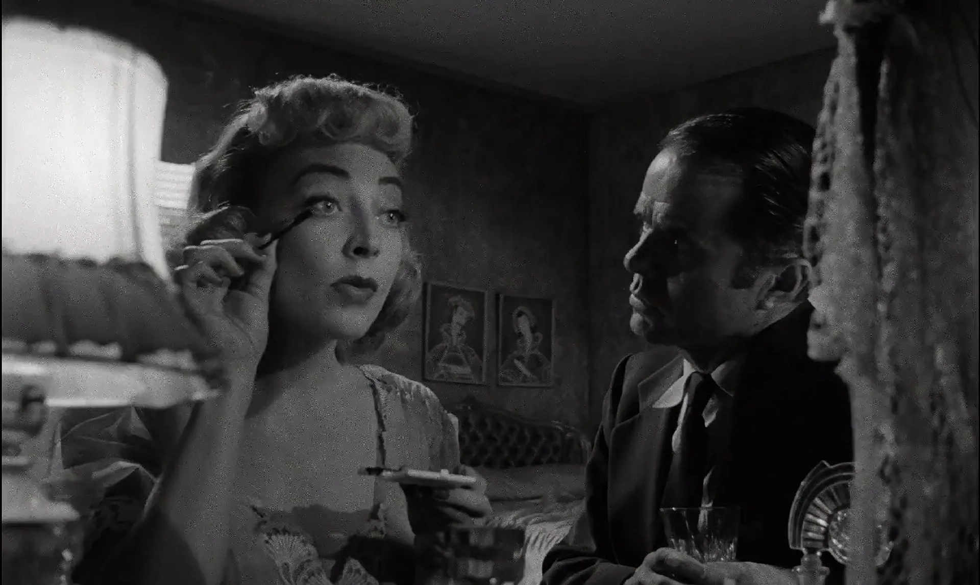 Elisha Cook Jr. and Marie Windsor in The Killing (1956)