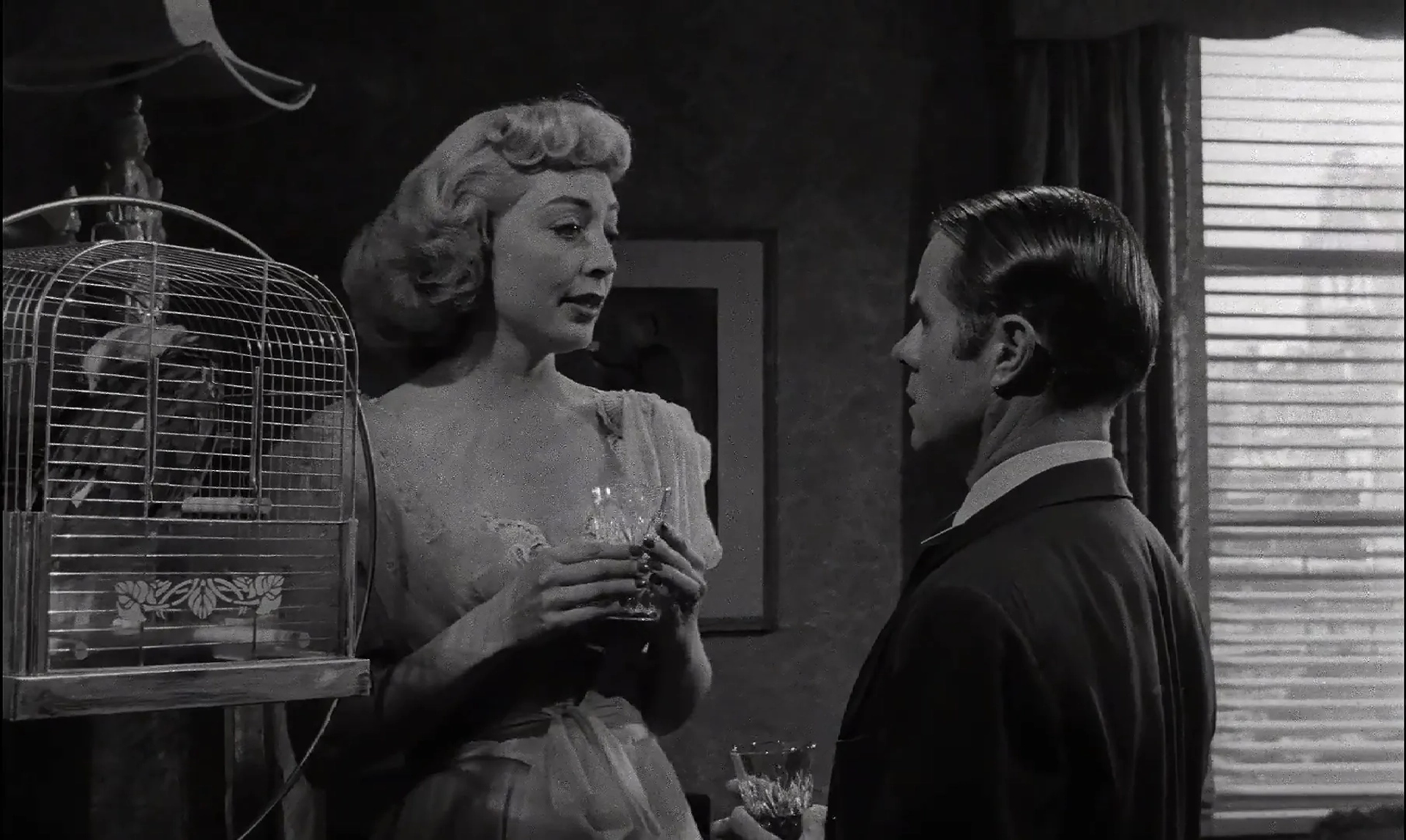 Elisha Cook Jr. and Marie Windsor in The Killing (1956)