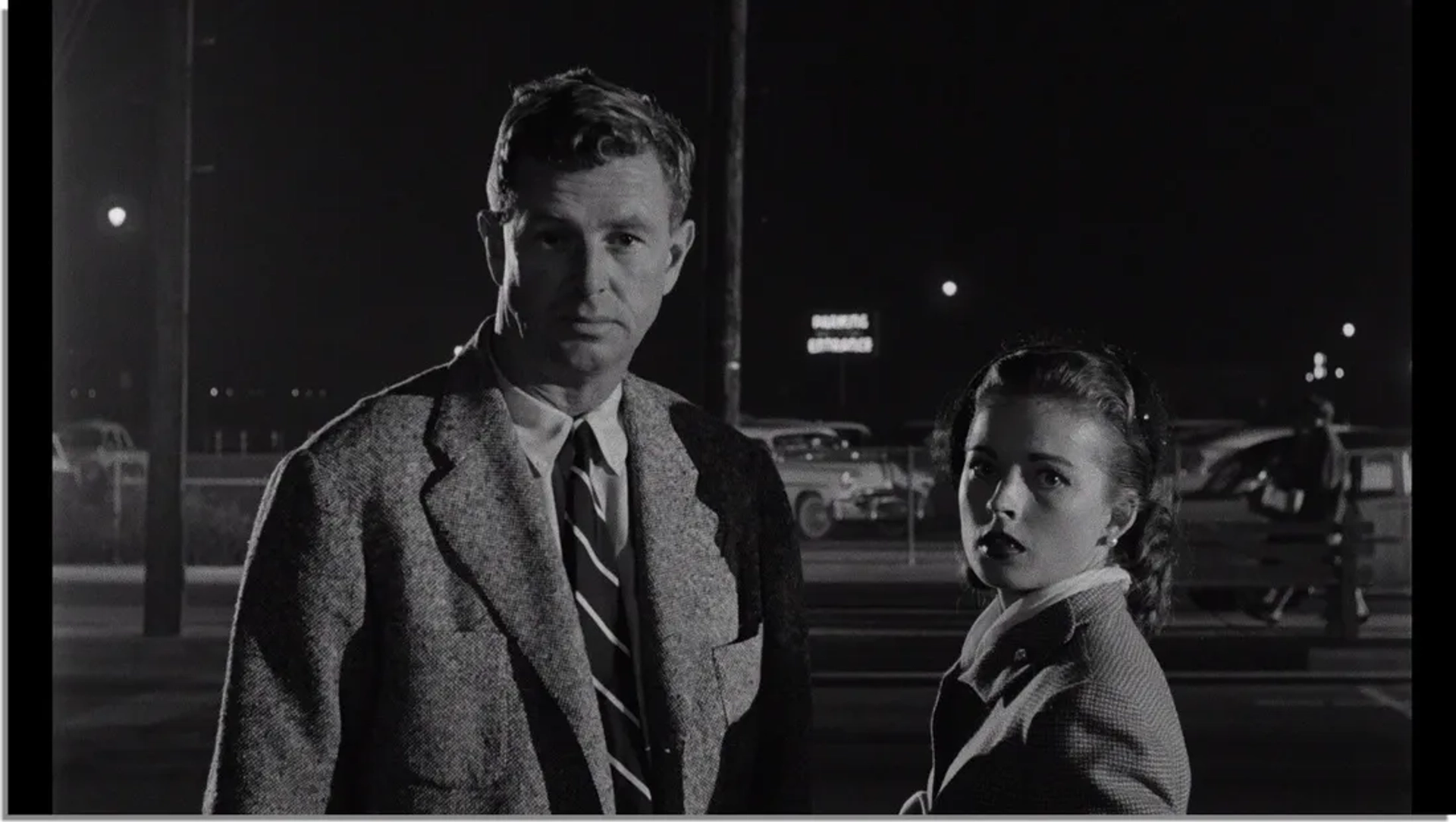 Sterling Hayden and Coleen Gray in The Killing (1956)