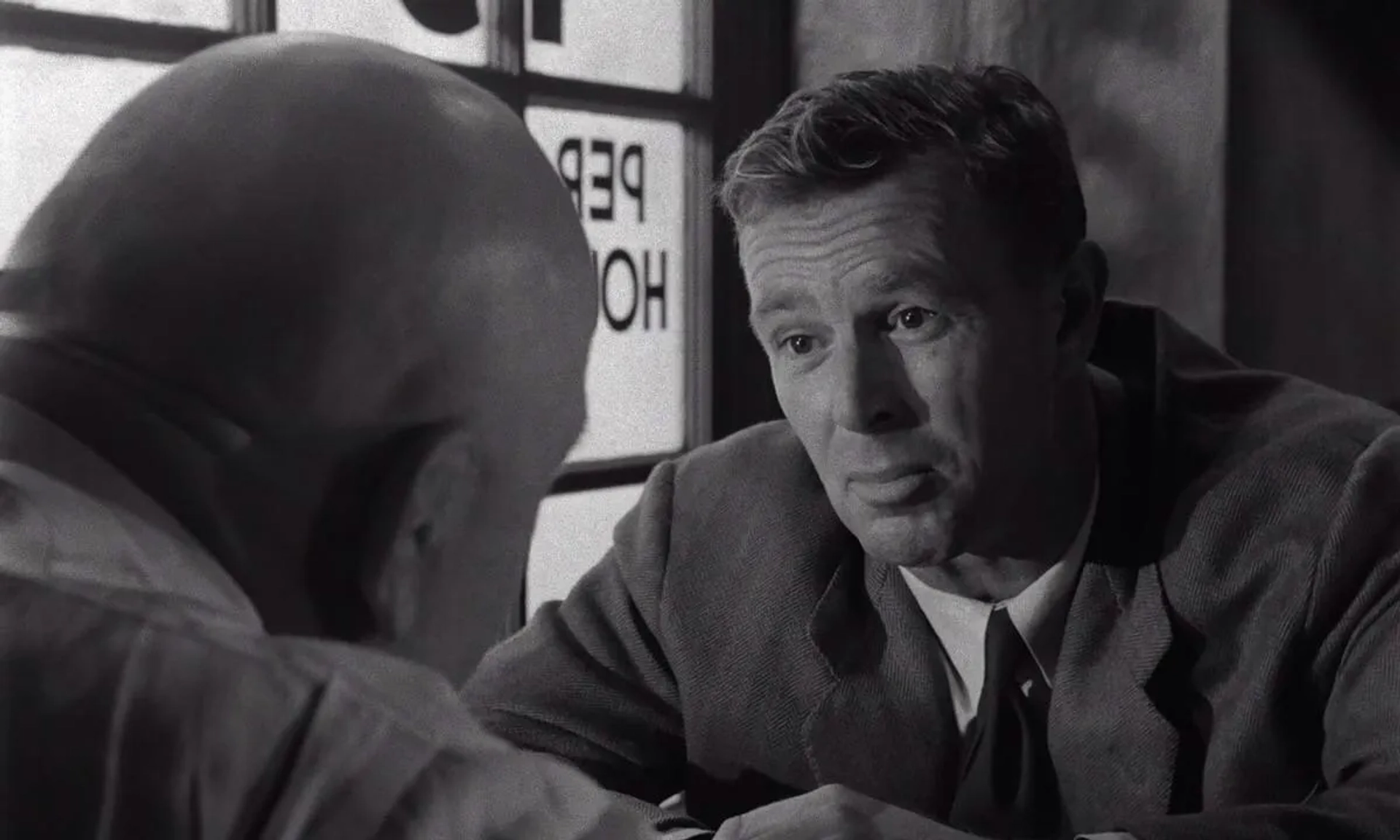 Sterling Hayden and Kola Kwariani in The Killing (1956)