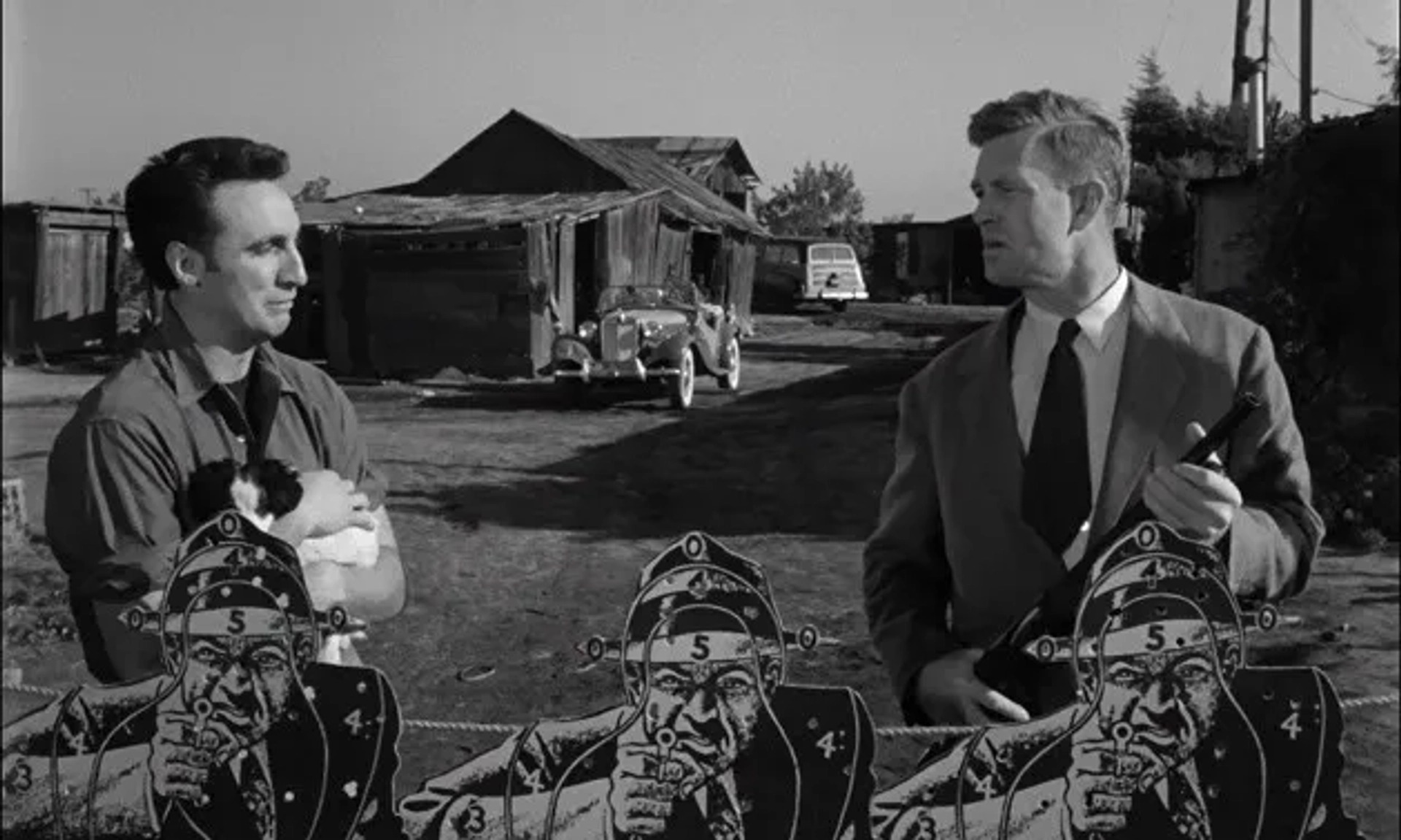 Sterling Hayden and Timothy Carey in The Killing (1956)