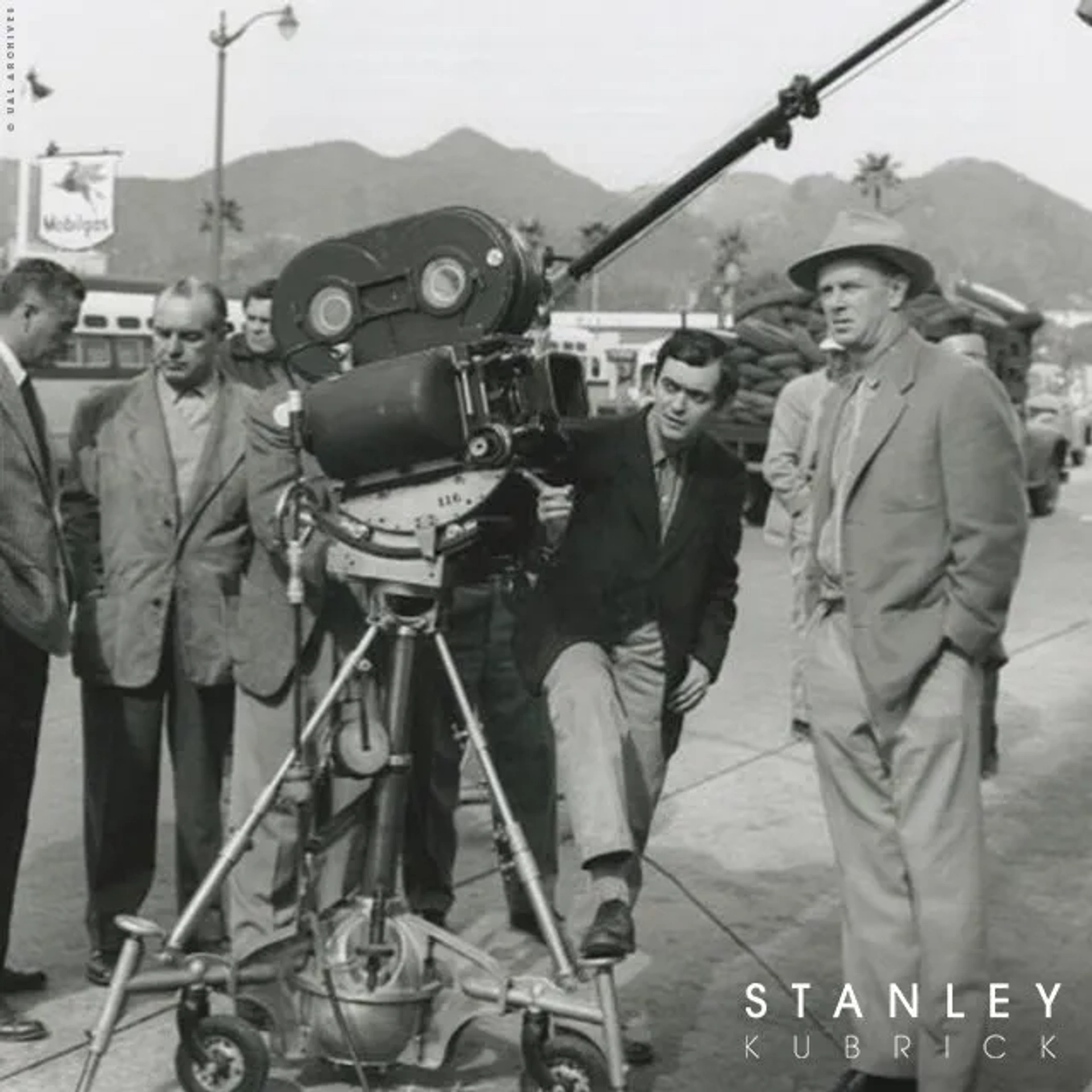 Stanley Kubrick and Sterling Hayden in The Killing (1956)