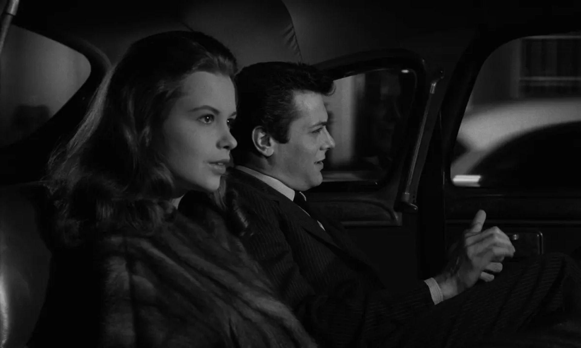 Tony Curtis and Susan Harrison in Sweet Smell of Success (1957)