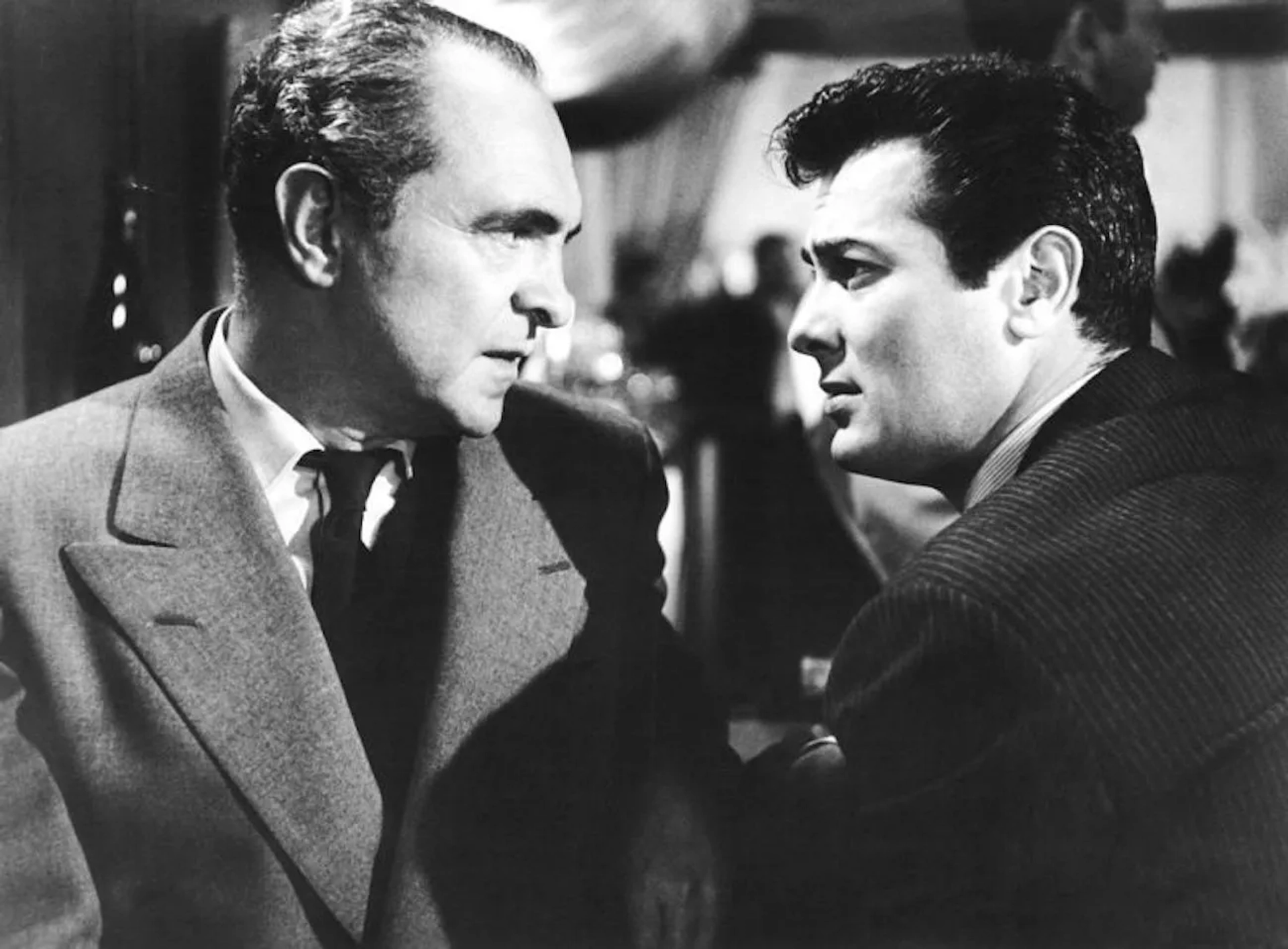 Tony Curtis and Sam Levene in Sweet Smell of Success (1957)