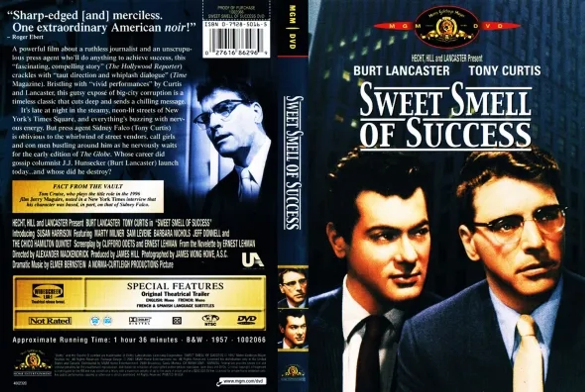 Burt Lancaster and Tony Curtis in Sweet Smell of Success (1957)