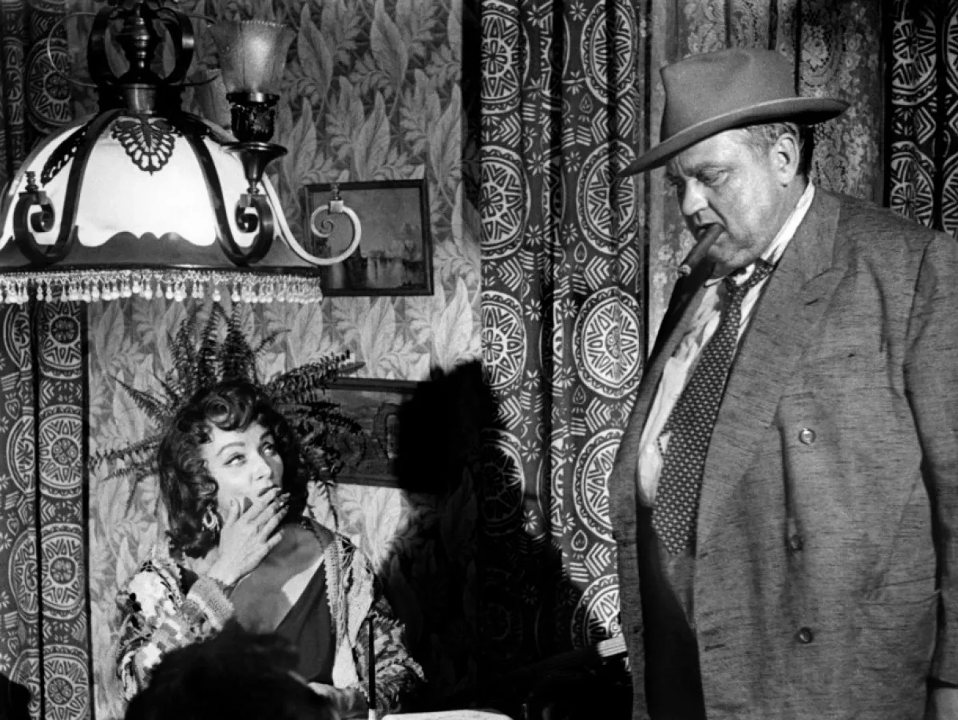 Marlene Dietrich and Orson Welles in Touch of Evil (1958)