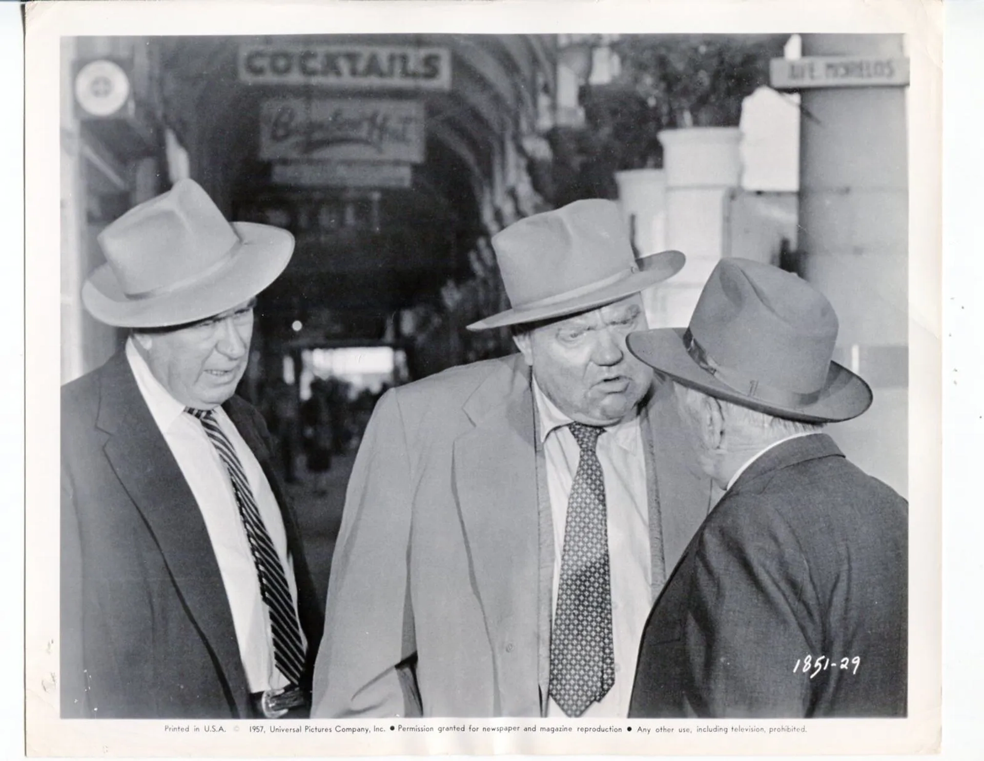 Orson Welles and Harry Shannon in Touch of Evil (1958)