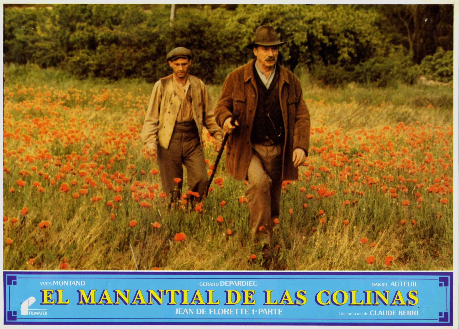 Daniel Auteuil and Yves Montand in Jean de Florette (1986)