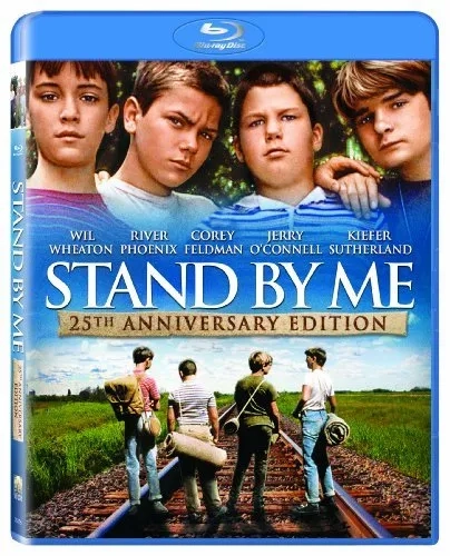 River Phoenix, Corey Feldman, Wil Wheaton, and Jerry O'Connell in Stand by Me (1986)