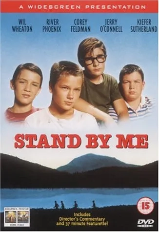 River Phoenix, Corey Feldman, Wil Wheaton, and Jerry O'Connell in Stand by Me (1986)