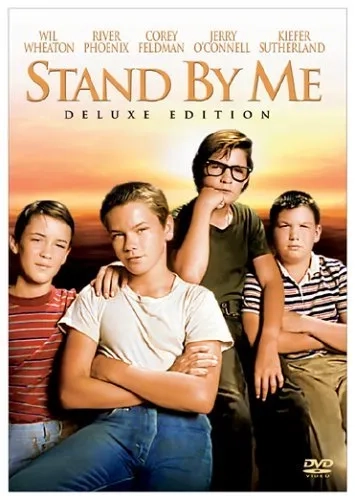 River Phoenix, Corey Feldman, Wil Wheaton, and Jerry O'Connell in Stand by Me (1986)