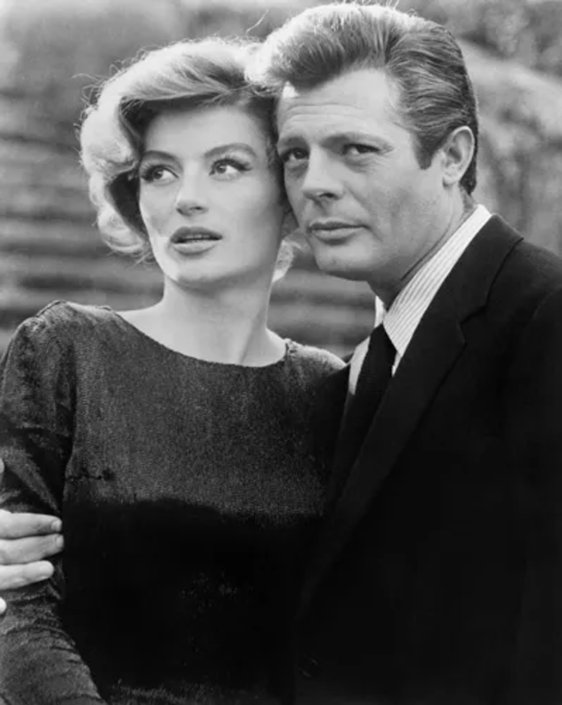 Marcello Mastroianni and Anouk Aimée in La Dolce Vita (1960)