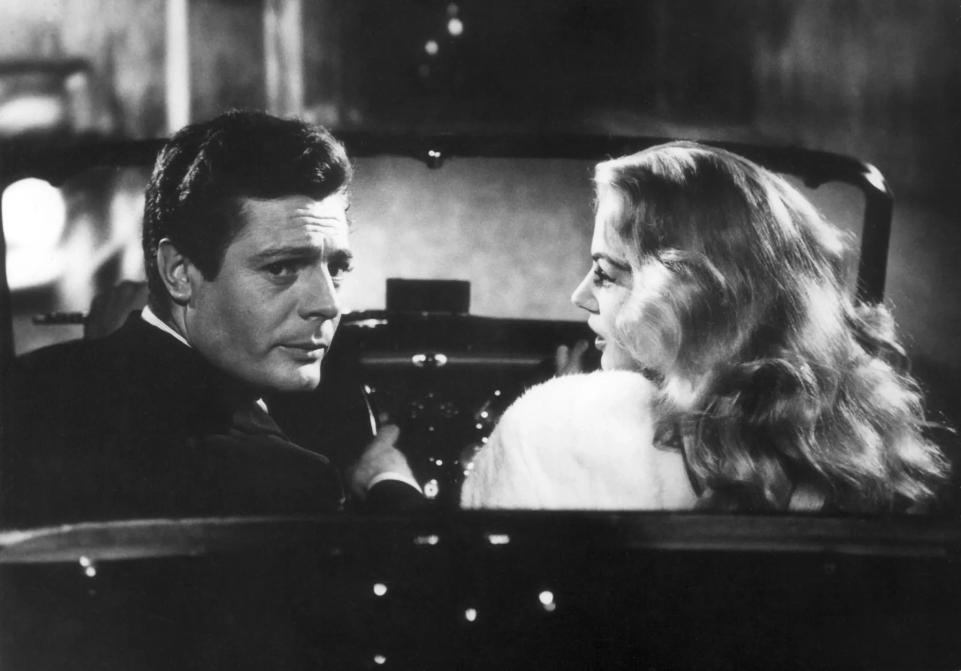 Marcello Mastroianni and Anita Ekberg in La Dolce Vita (1960)