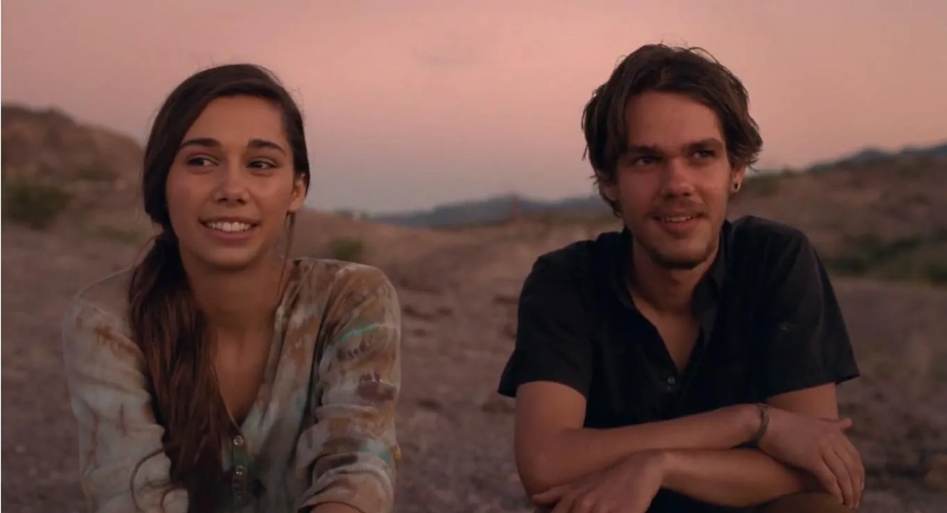 Ellar Coltrane and Jessi Mechler in Boyhood (2014)