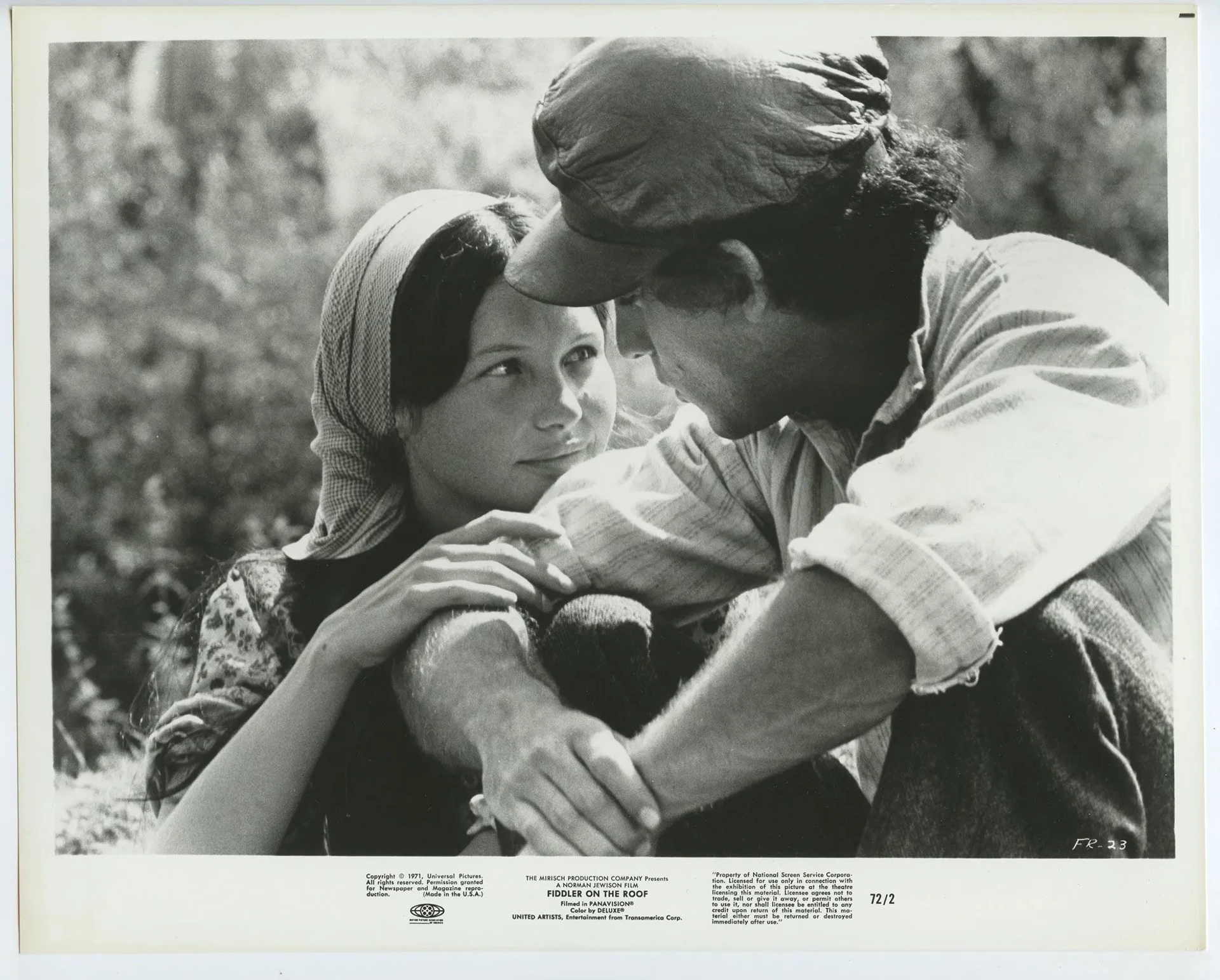 Paul Michael Glaser and Michele Marsh in Fiddler on the Roof (1971)