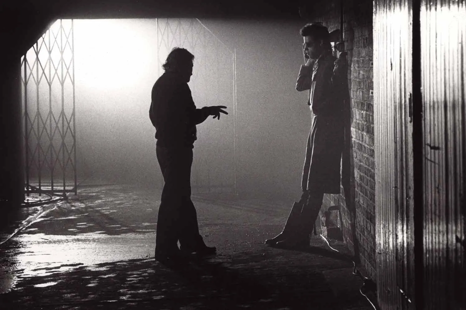 Alan Parker and Bob Geldof in Pink Floyd: The Wall (1982)